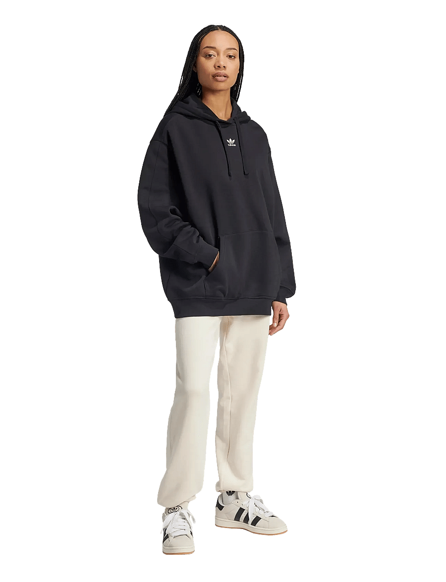 adidas Originals - ESS OS HOODIE - sweats et sweats à capuche - black - 0