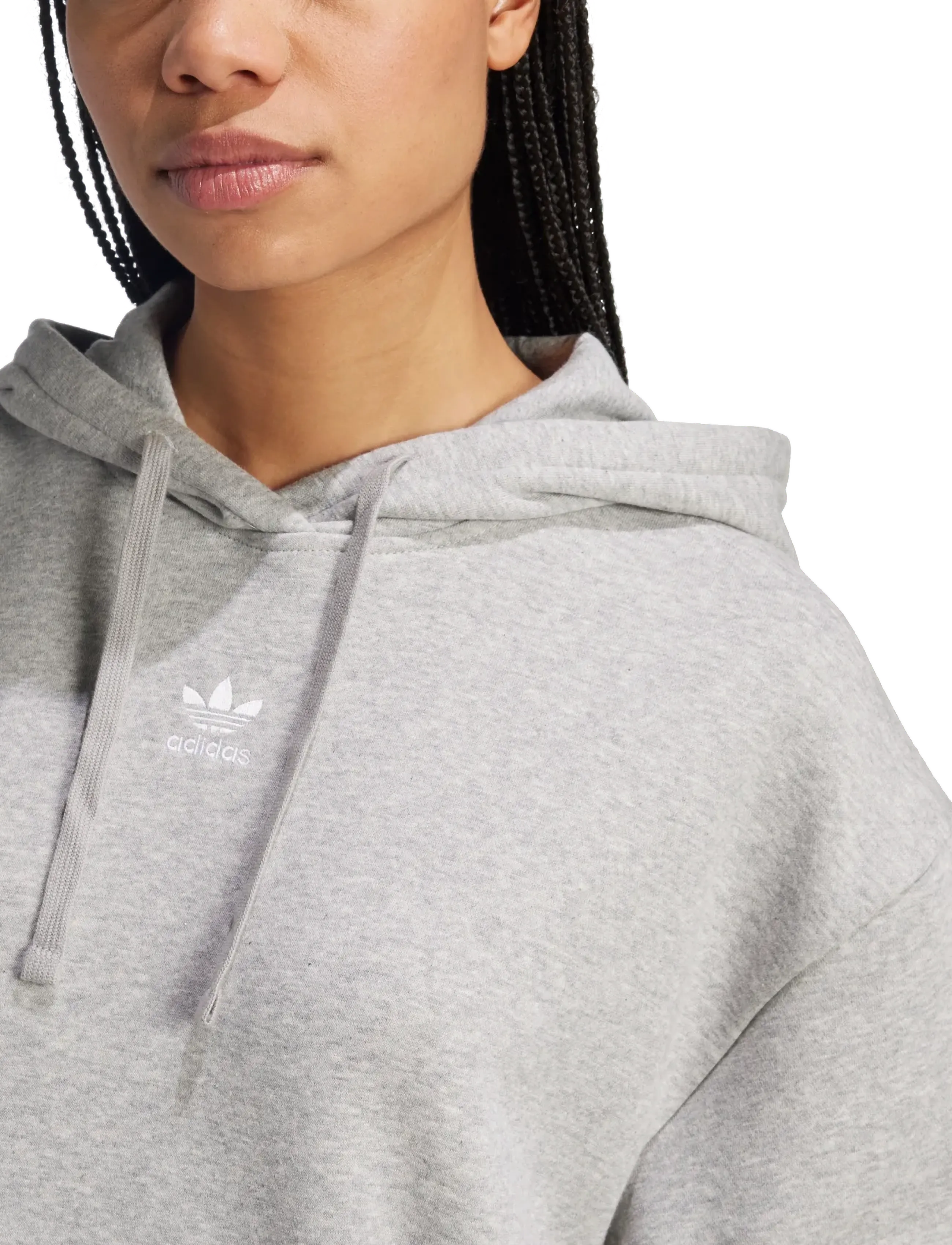 adidas Originals - ESS OS HOODIE - overdele - mgreyh - 4