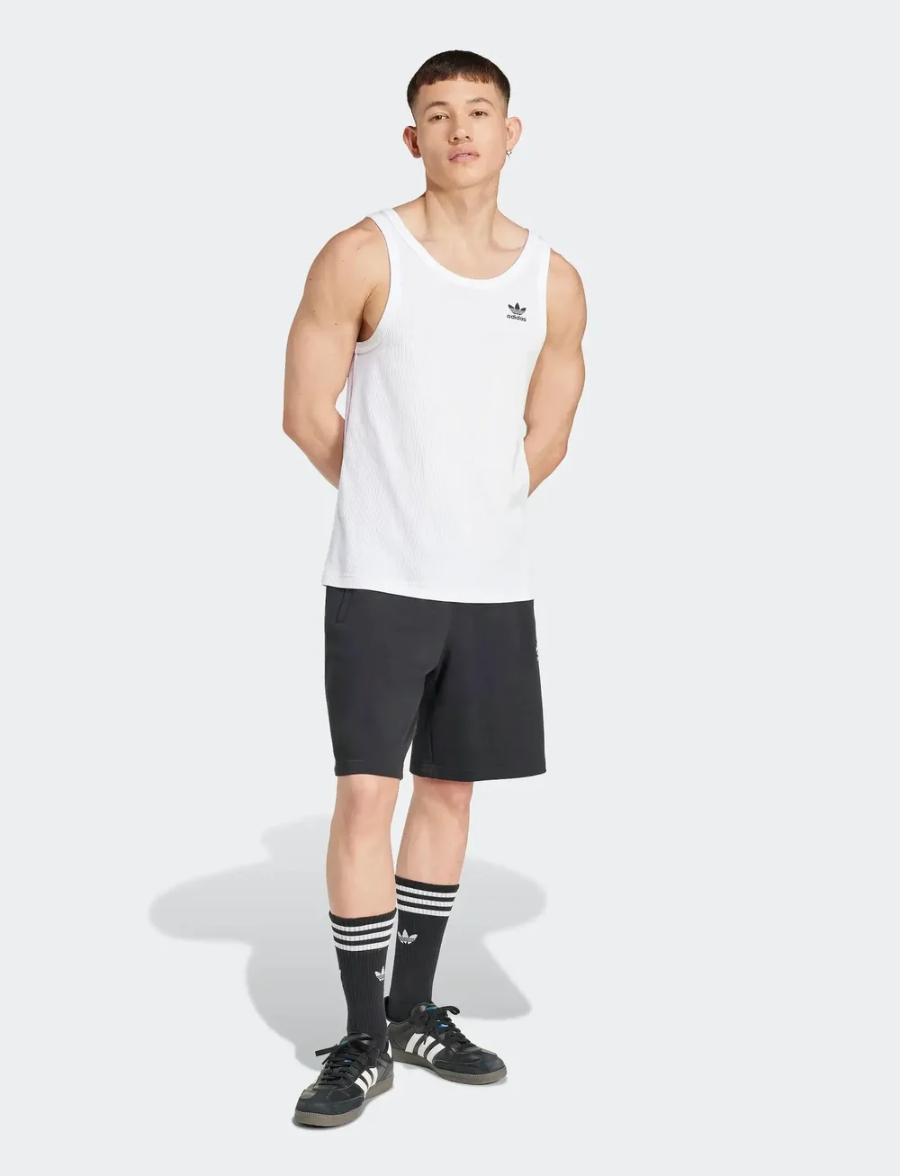 adidas Originals - ESS TANK - toppar & t-shirts - white - 0