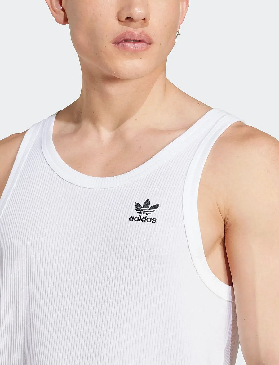 adidas Originals - ESS TANK - toppe & t-shirts - white - 3