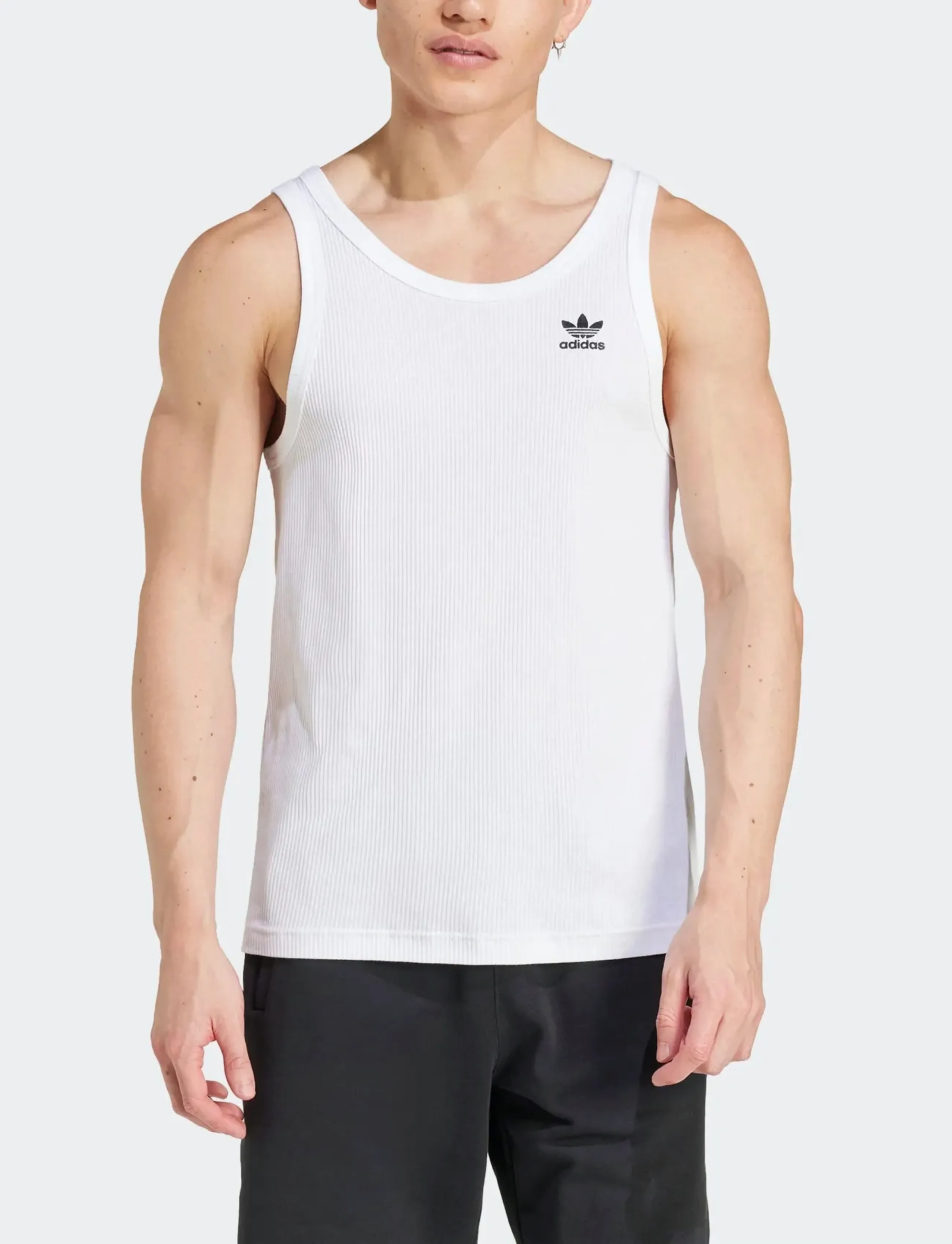 adidas Originals - ESS TANK - treenitopit - white - 5