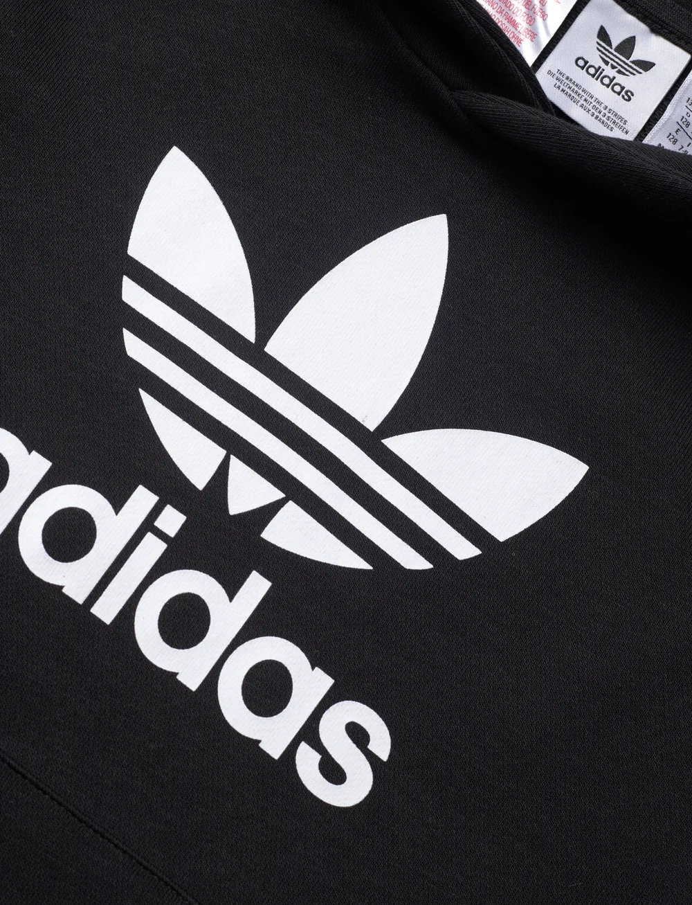 adidas Originals - TREFOIL HOODIE - hettegensere - black - 2