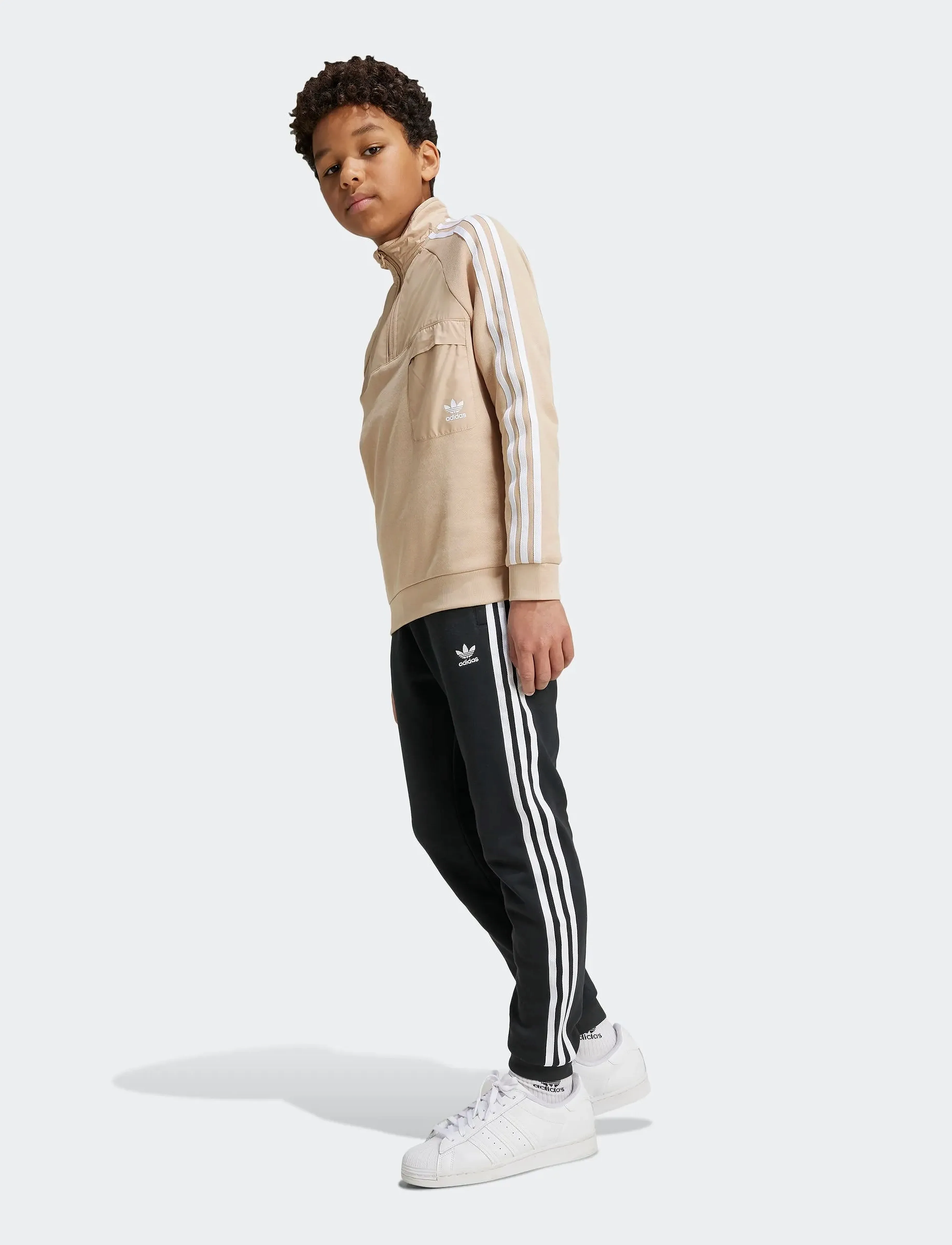 adidas Originals TREFOIL PANTS - adidas Originals - BLACK / black