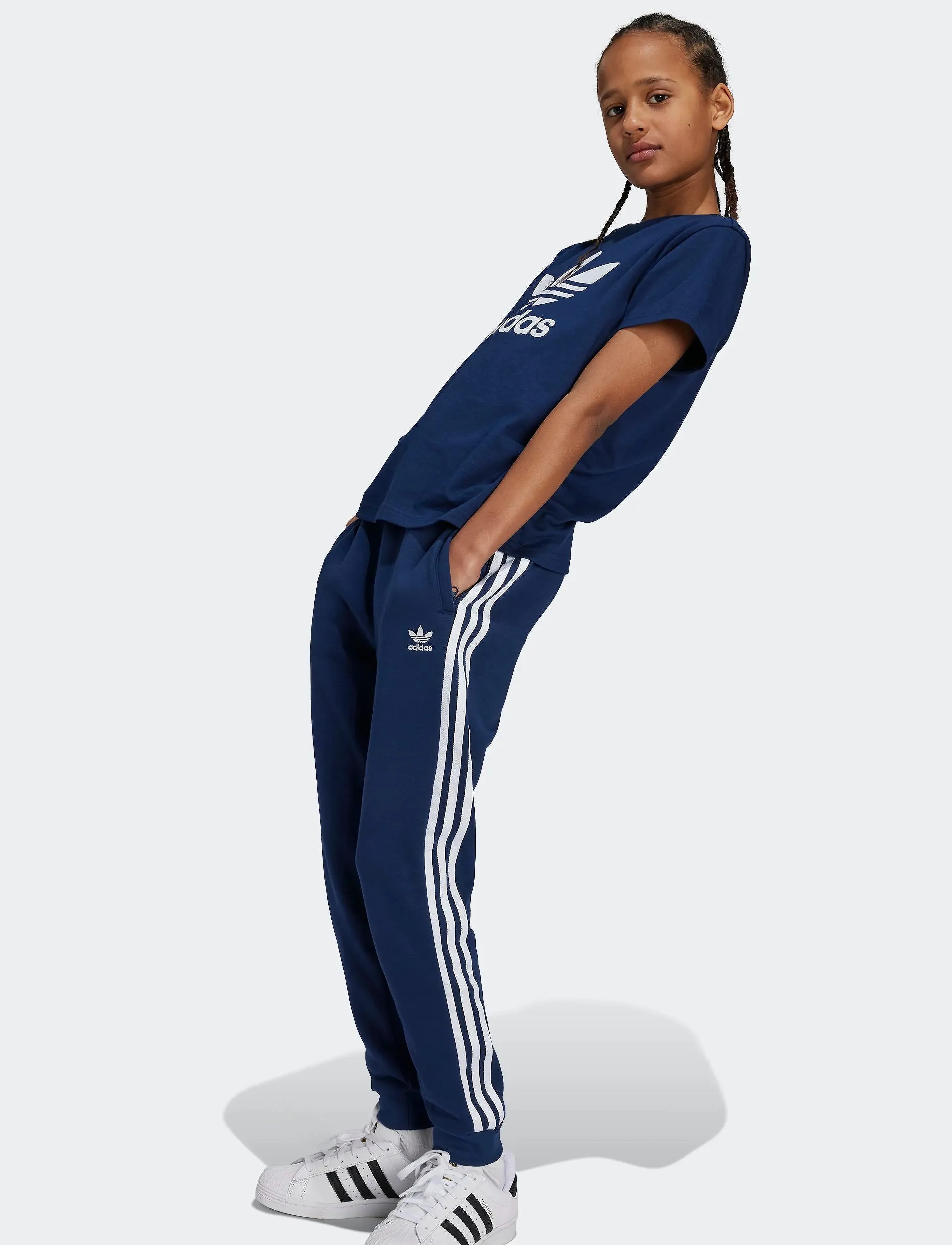 adidas Originals TREFOIL PANTS - Underdele - NINDIG / navy