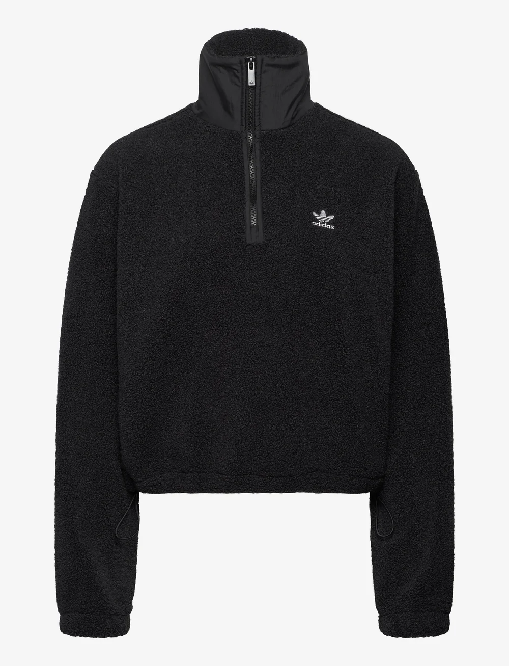 Black adidas half zip on sale