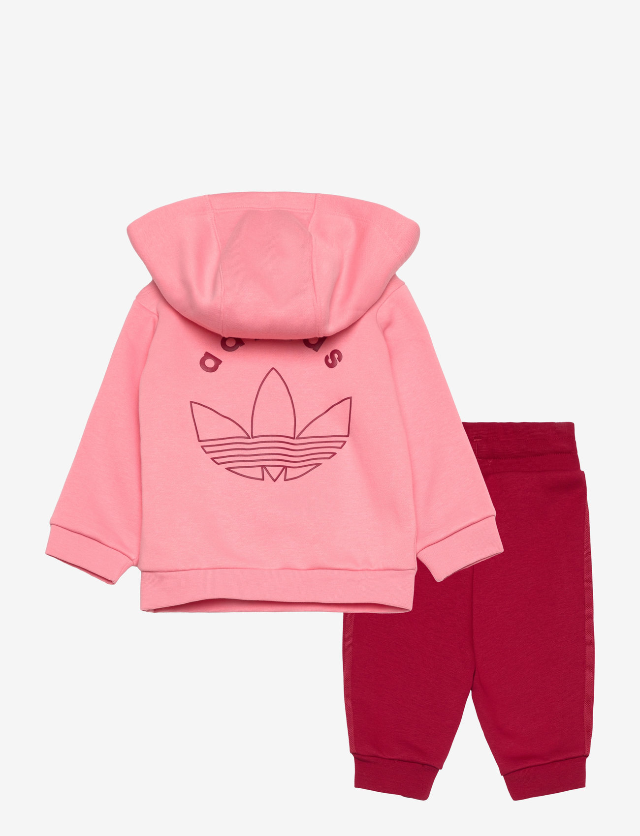 Adidas Trefoil Hoodie Adidas White And Pink Hoodie Pink Adidas