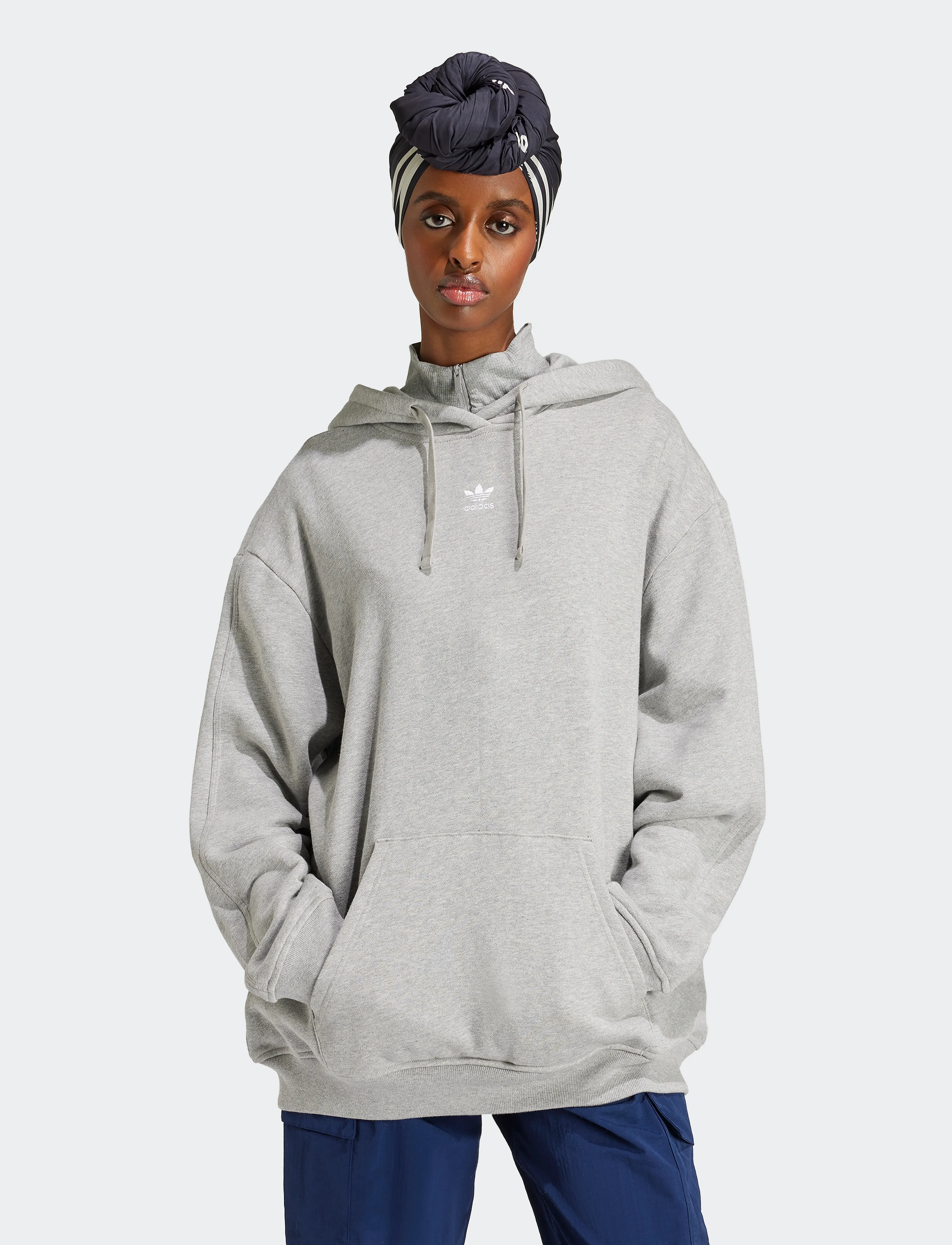 adidas Originals Ess Hoodie, M, Grey, Sport Sweatshirts & Hoodies > Sport Hoodies, Dame