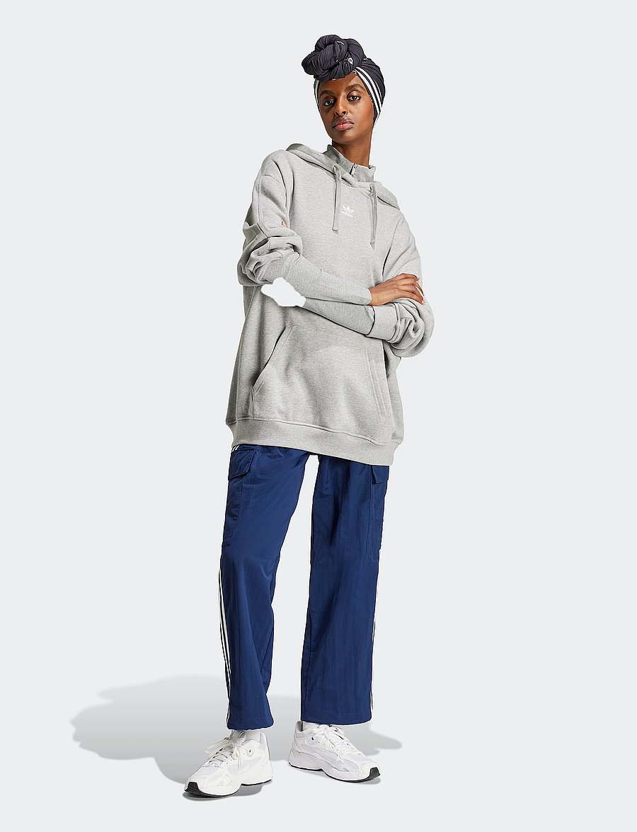 adidas Originals - ESS HOODIE - overdele - mgreyh - 2