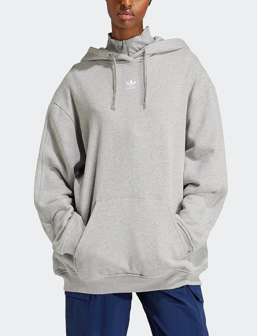 adidas Originals - ESS HOODIE - overdele - mgreyh - 5