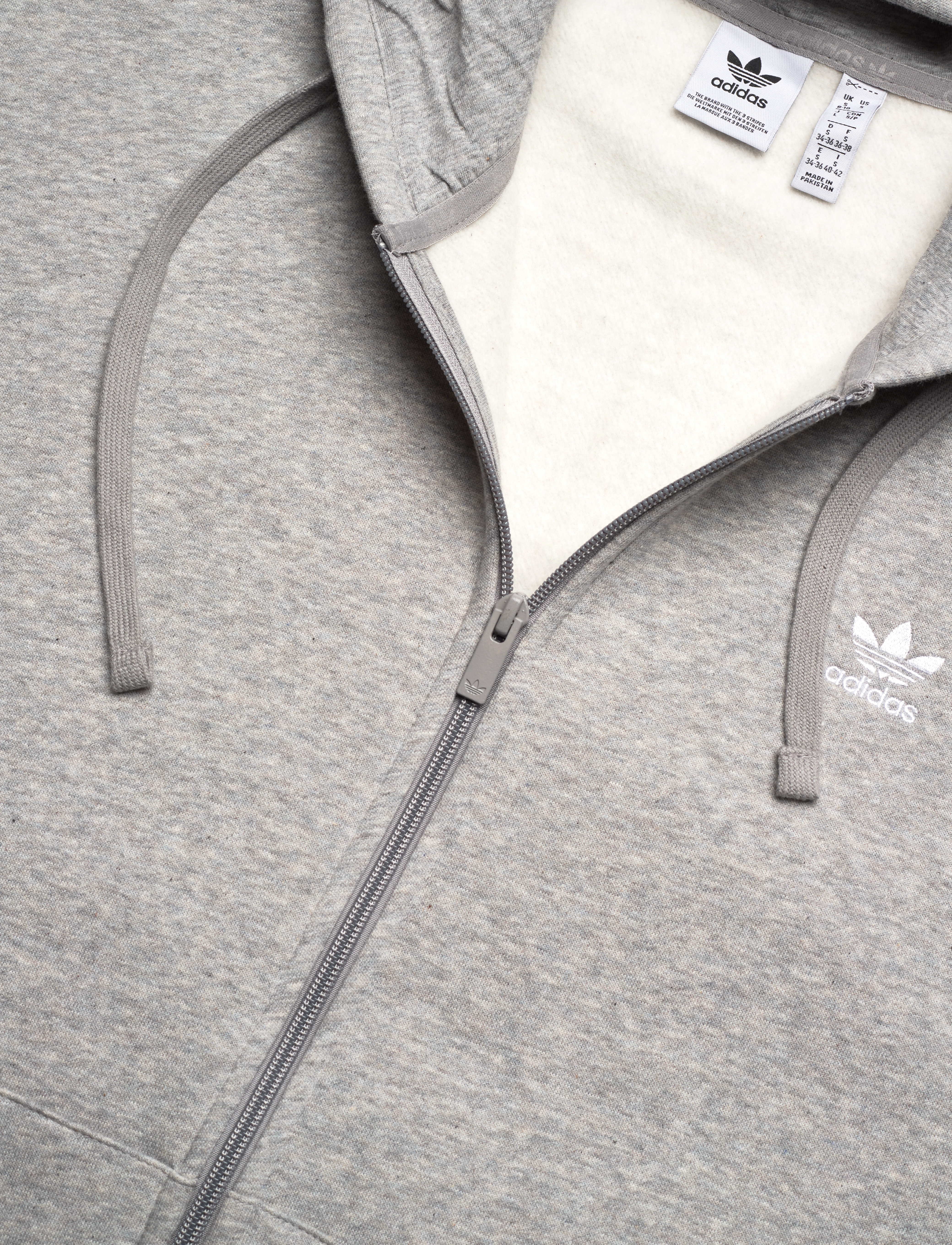 adidas Originals - ESS FZ HOODIE - mgreyh - 2