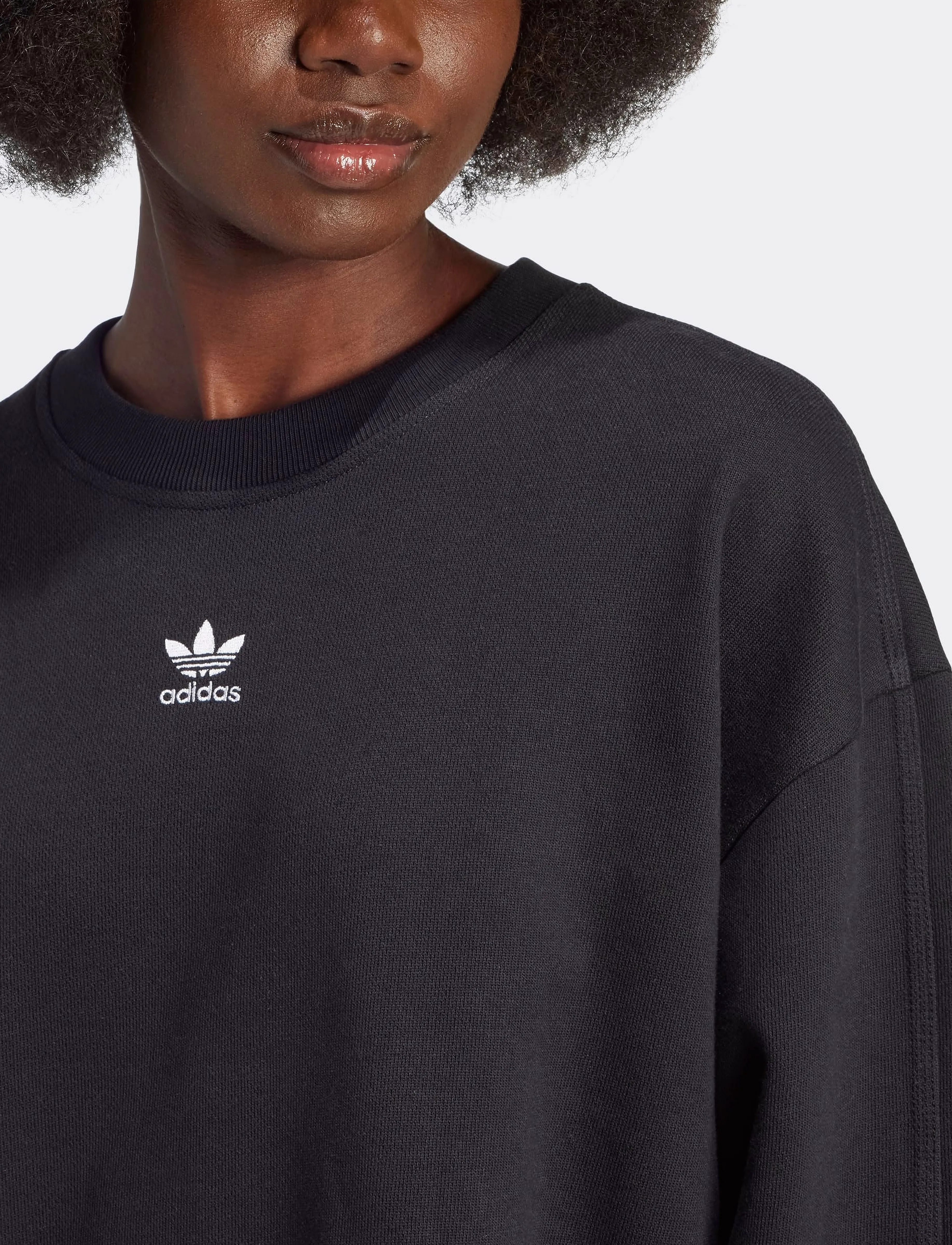 adidas Originals - ESS SWEATSHIRT - black - 5