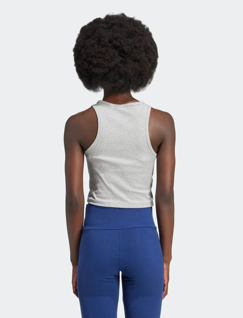 adidas Originals - ESS RIB TANK - toppe & t-shirts - mgreyh - 3