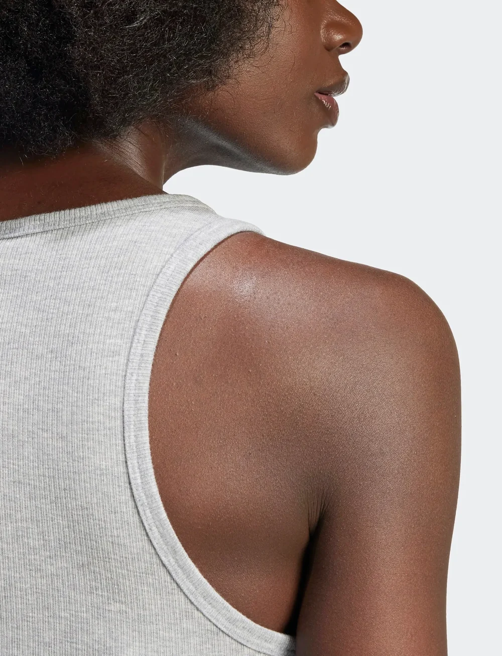 adidas Originals - ESS RIB TANK - toppe & t-shirts - mgreyh - 4