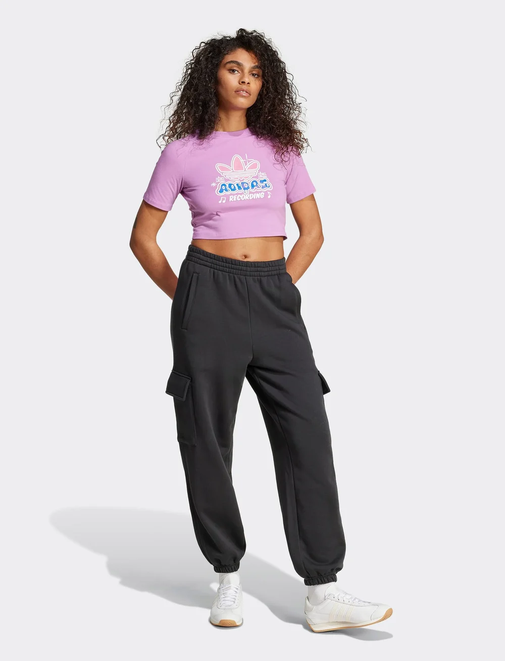 adidas Originals - ESS CARGO PANTS - joggingbukser - black - 0