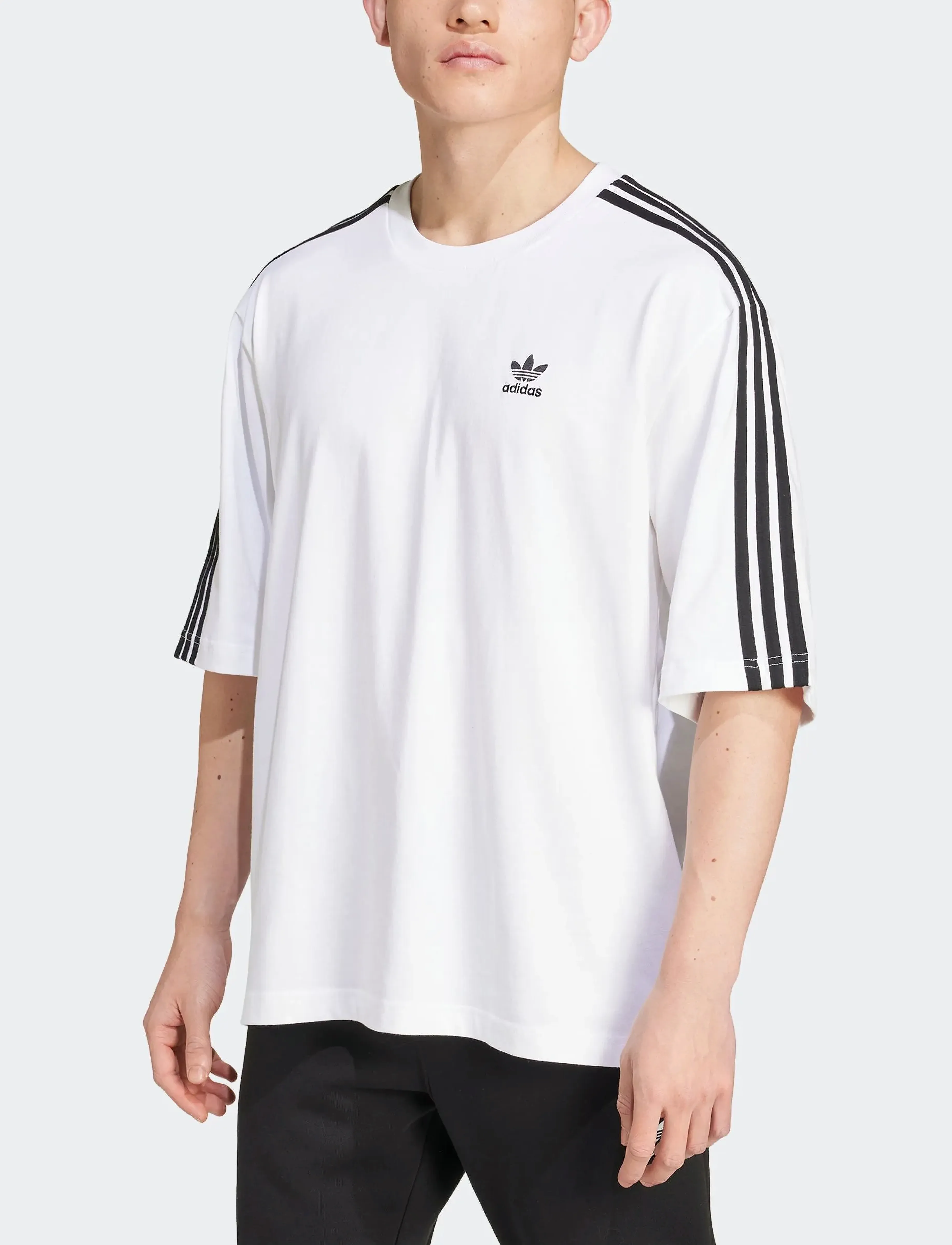 adidas Originals Oversize tee - Bolir - WHITE / white