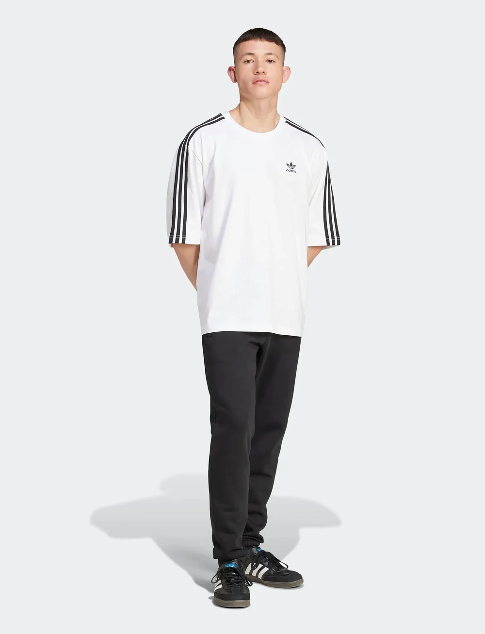 adidas Originals - Oversize tee - alussärgid ja t-särgid - white - 5