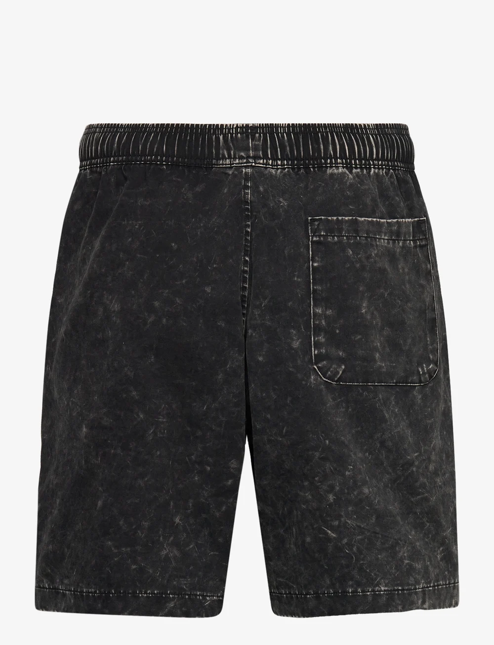 Black acid wash shorts sales