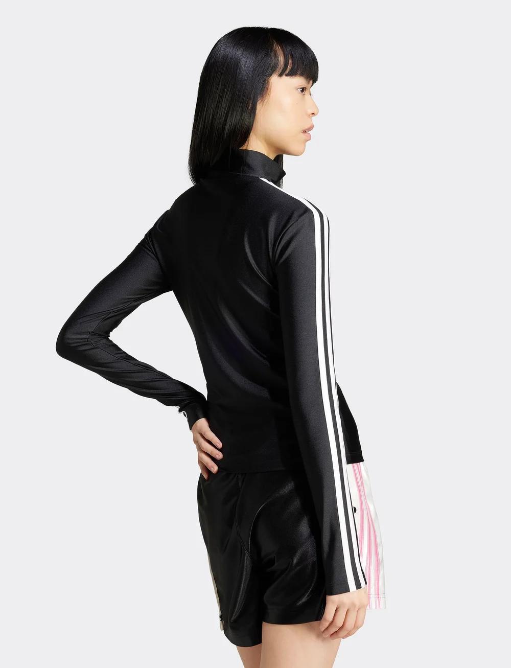 adidas Originals - 3 S TRNECK LS - langærmede t-shirts - black - 3