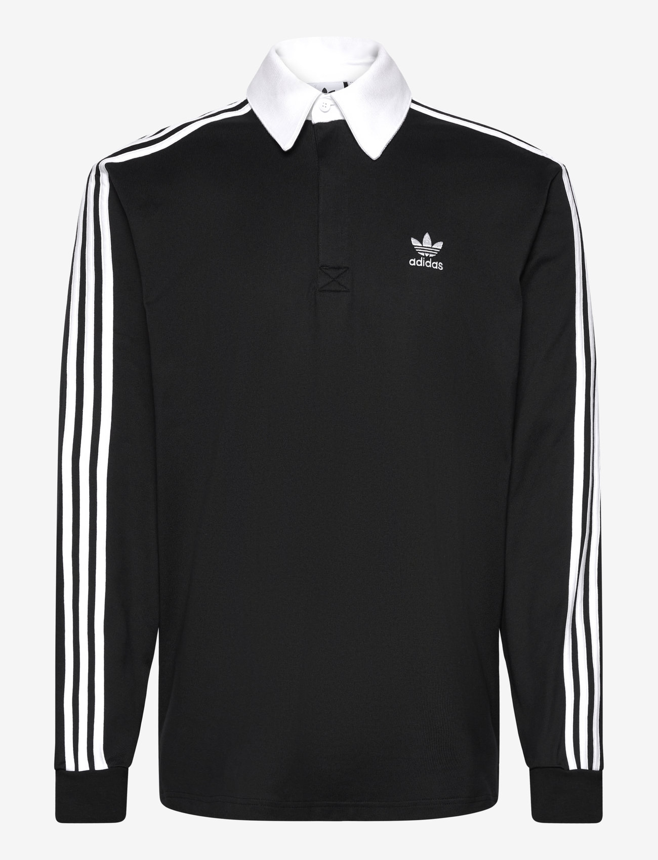 adidas Originals - Rugby polo - oberteile & t-shirts - black - 1