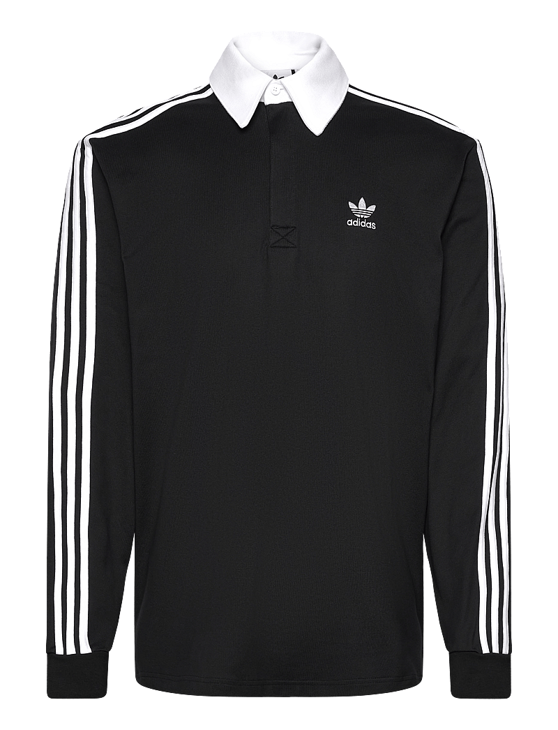 adidas Originals - Rugby polo - oberteile & t-shirts - black - 1