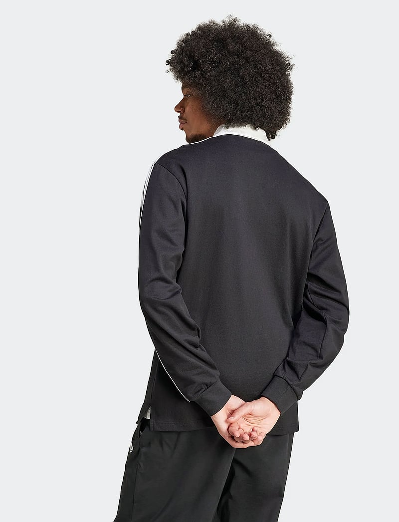 adidas Originals - Rugby polo - oberteile & t-shirts - black - 3