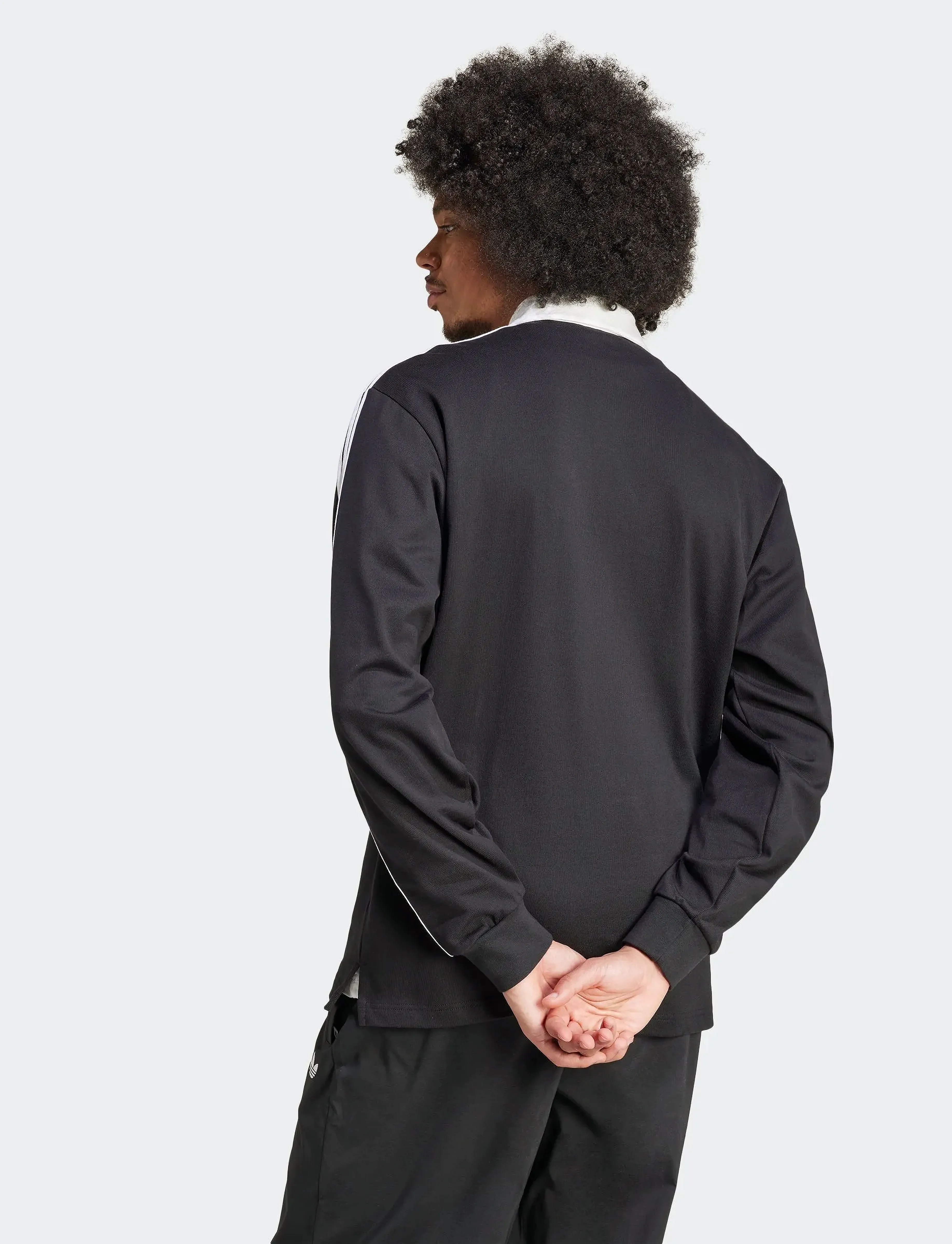 adidas Originals - Rugby polo - black - 3