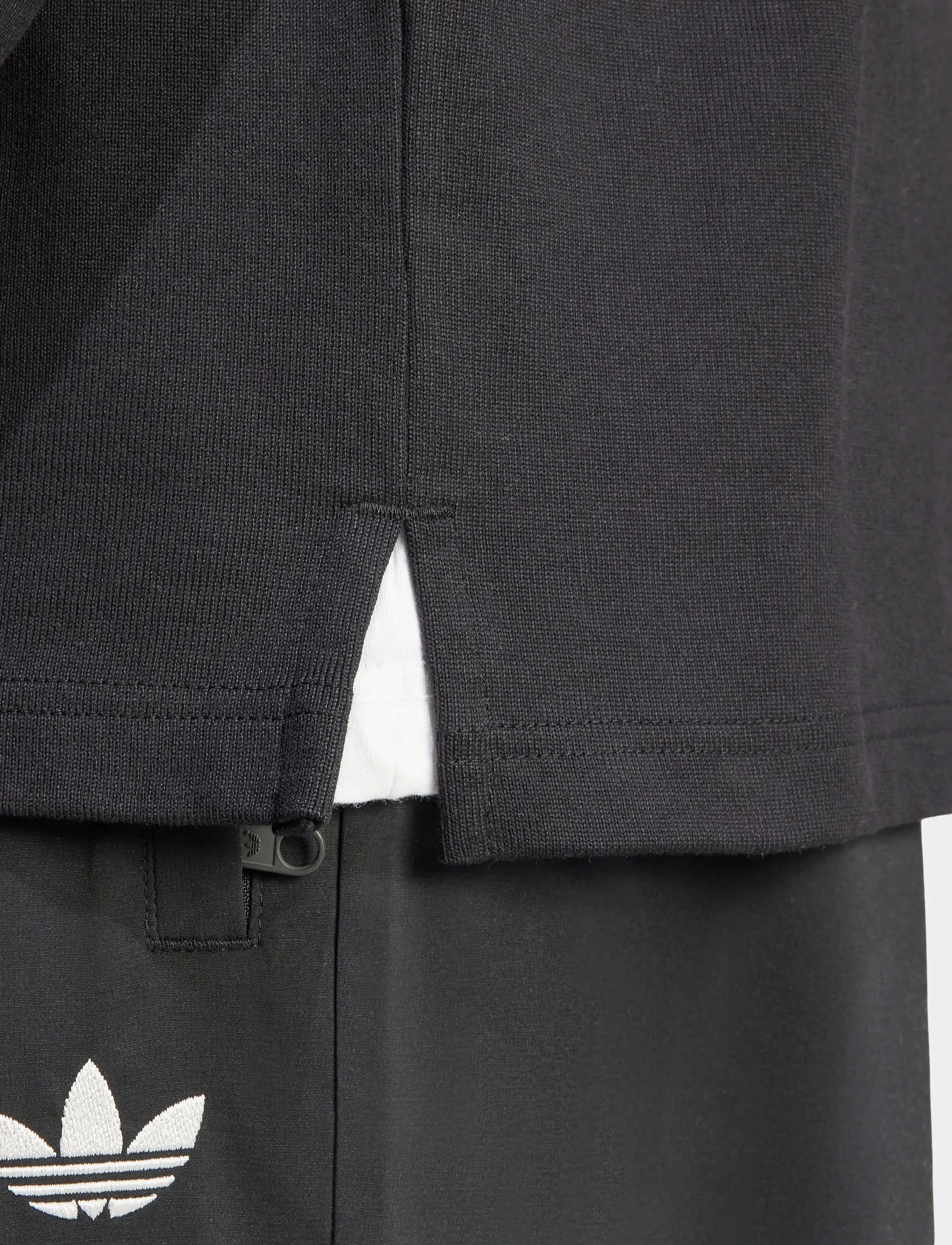 adidas Originals Rugby polo - Streetstyle - BLACK / black