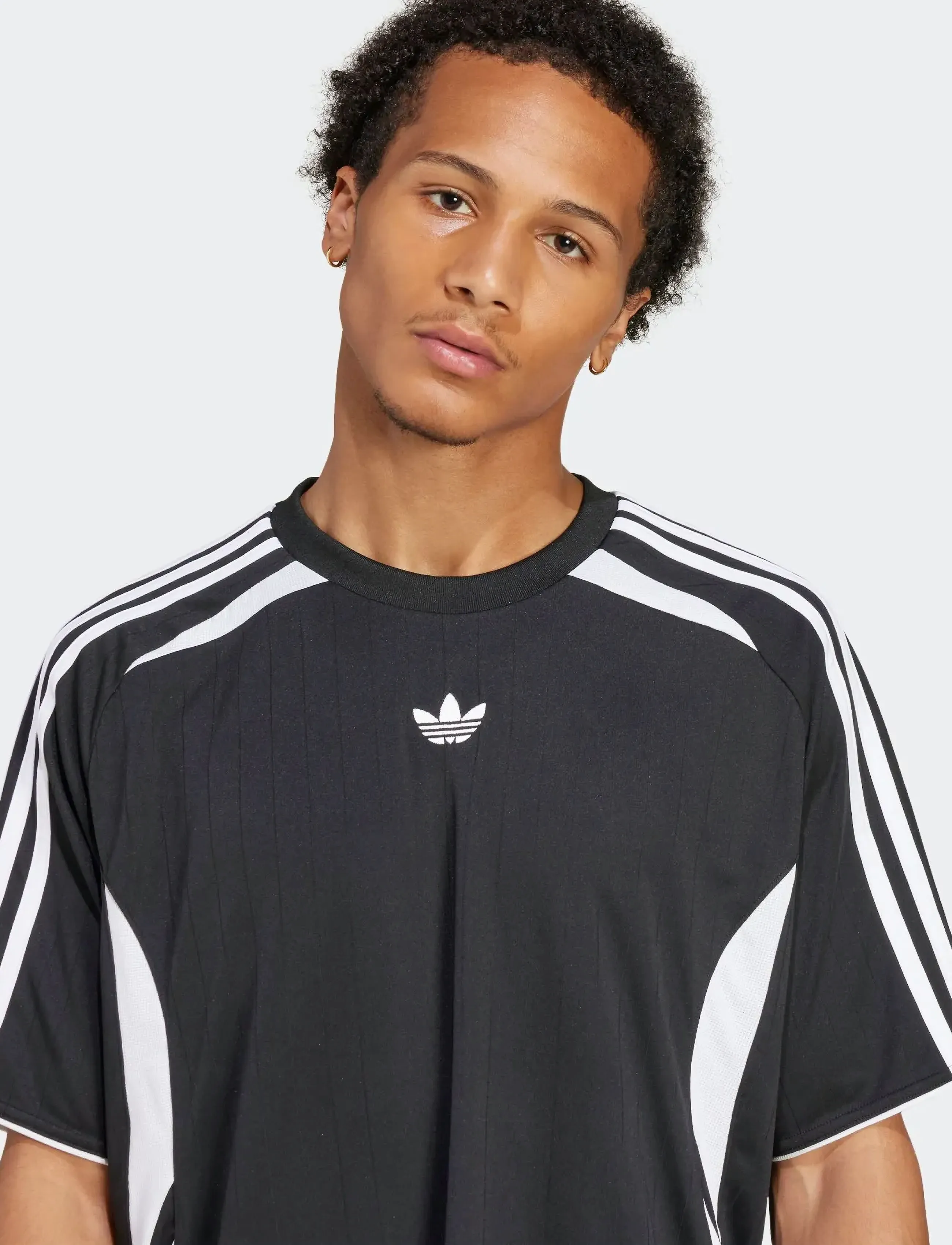 adidas Originals - TEAMGEIST TEE - black/white - 2