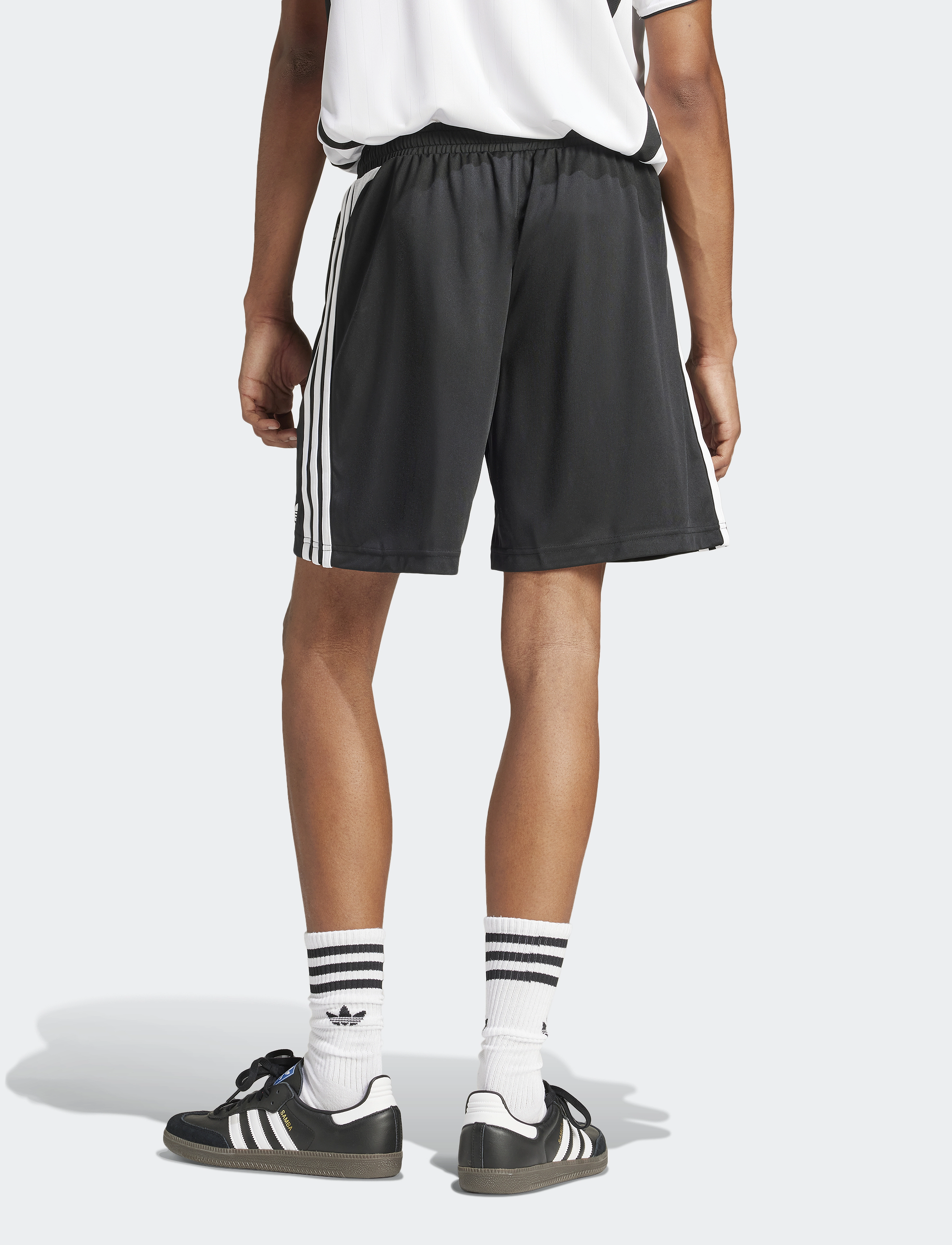 adidas Originals - TEAMGEIST SHO - afslappede shorts - black/white - 5