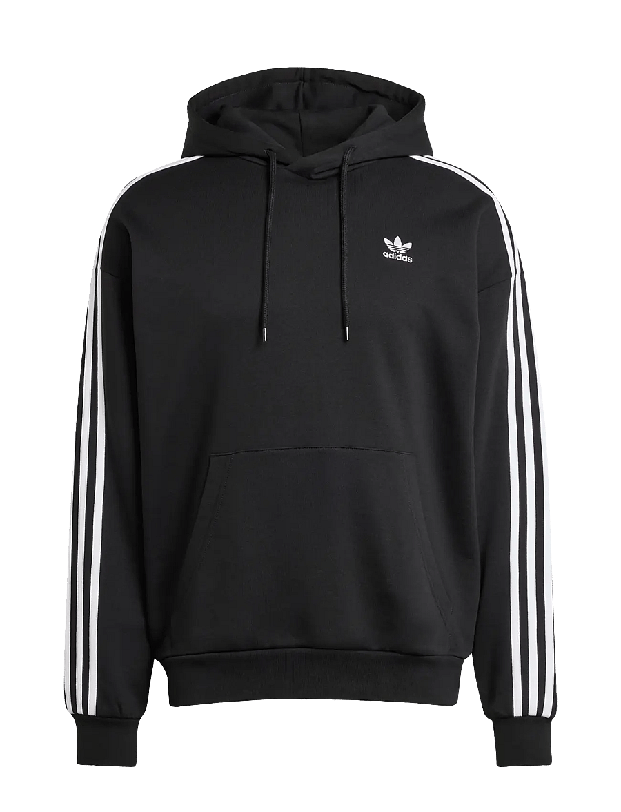 adidas Originals - BAGGY HOODIE - pulls a capuche - black - 1