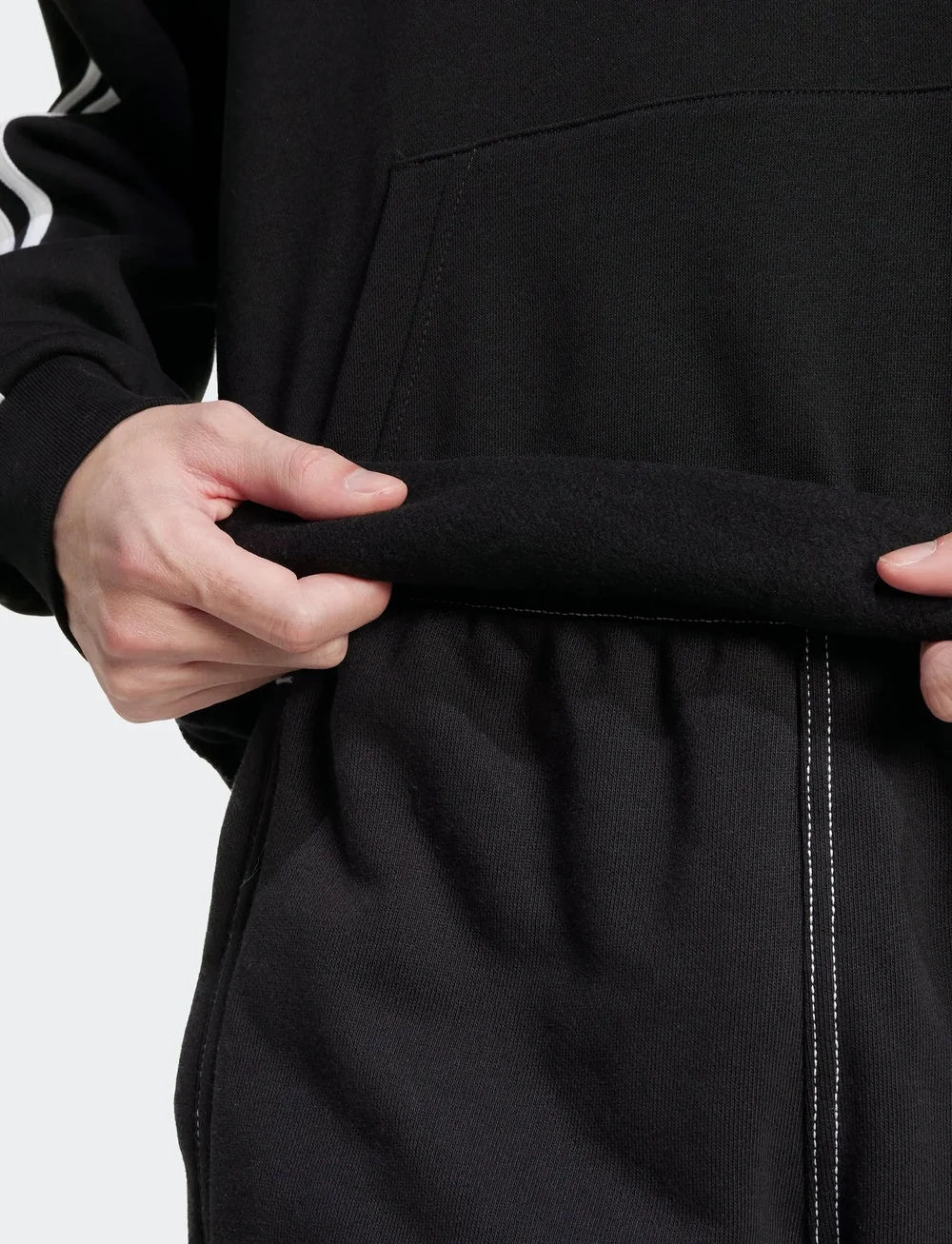 adidas Originals - BAGGY HOODIE - huvtröjor - black - 5