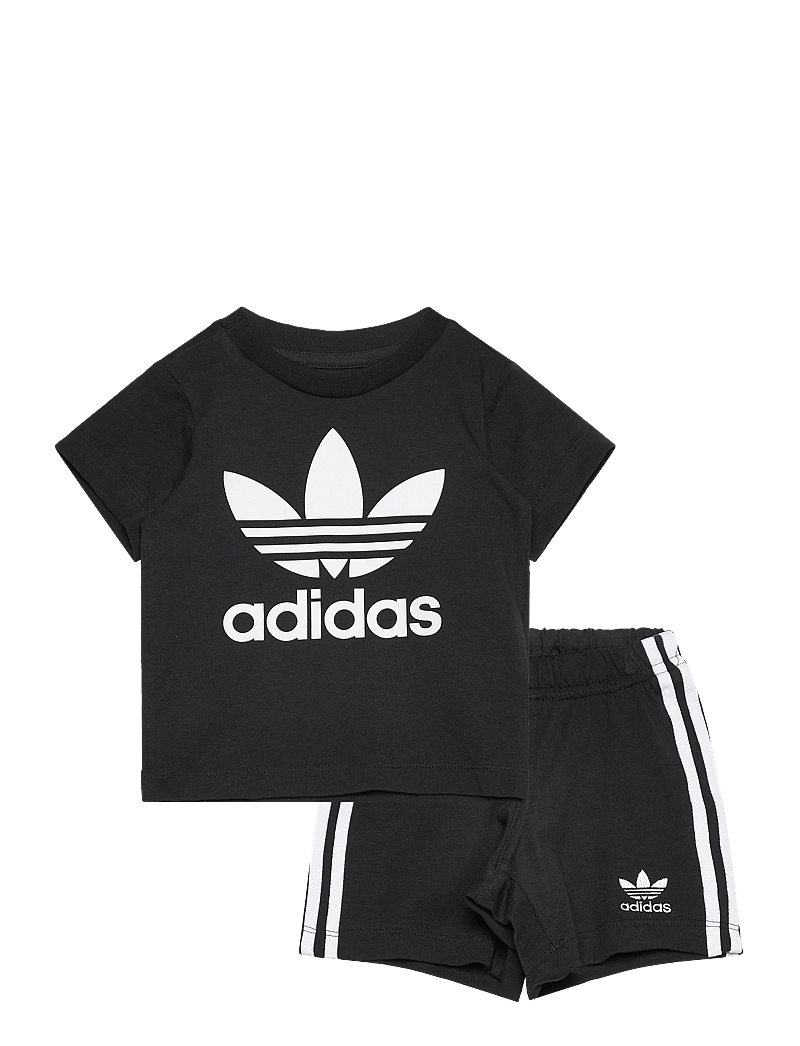 adidas Originals - SHORT TEE SET - 2-teilige sets - black - 0