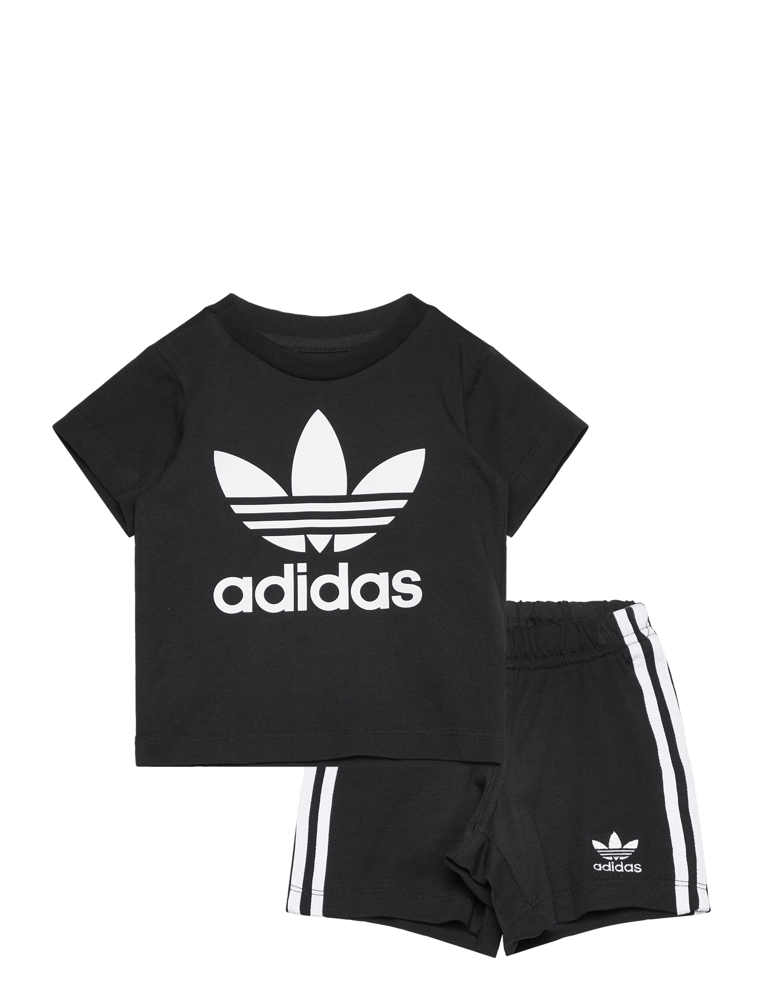 adidas Originals SHORT TEE SET - Baby 68-92 - BLACK / black