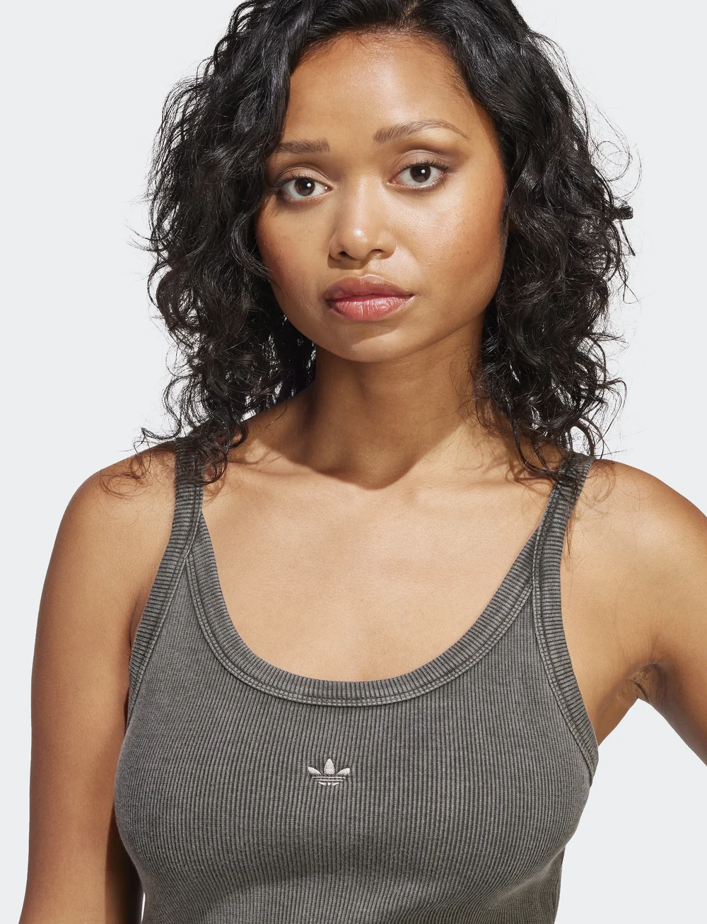 adidas Originals - RIB MINI DRESS - kjoler & nederdele - black - 2