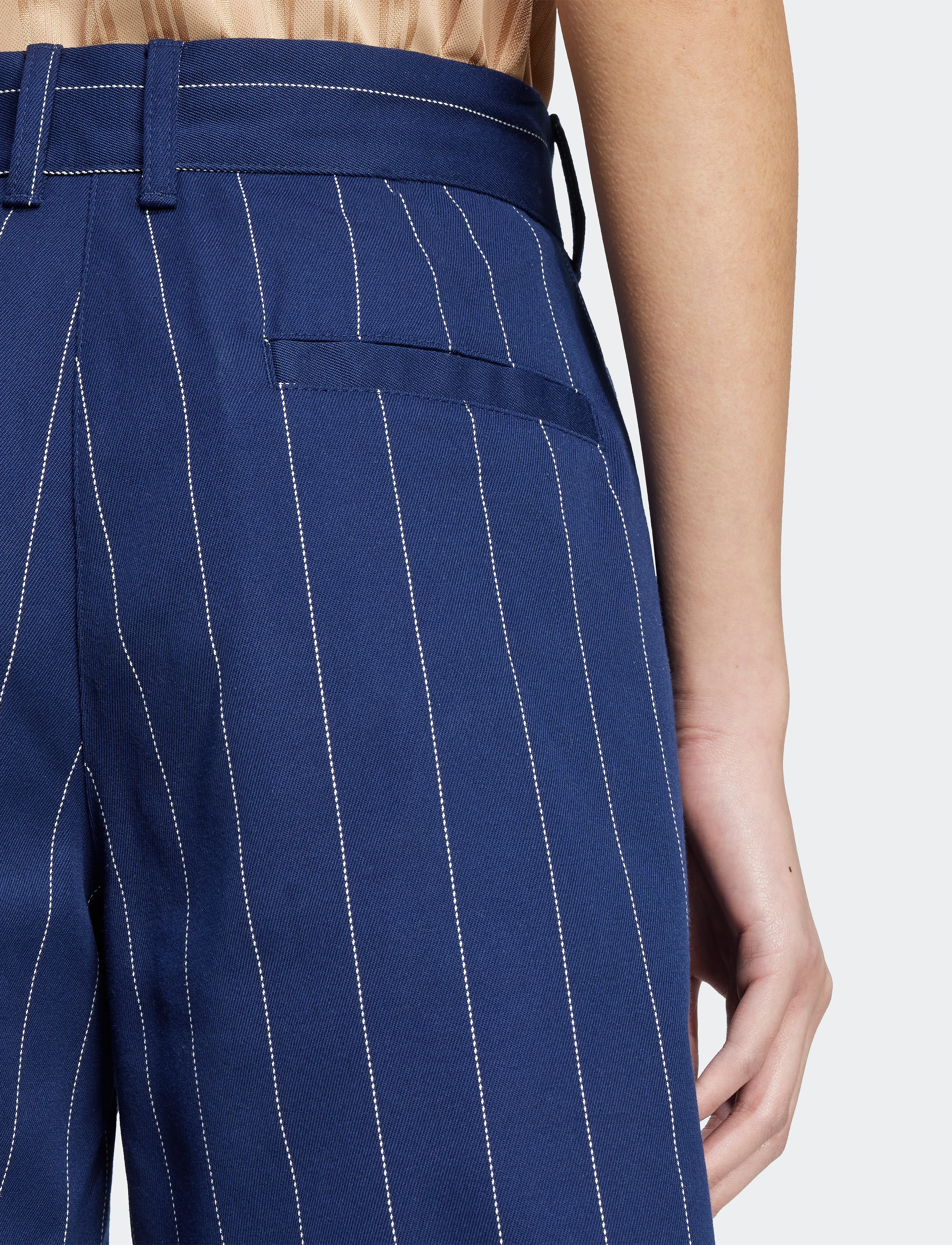 adidas Originals - PINSTRIPE SHORT - nindig/owhite - 3
