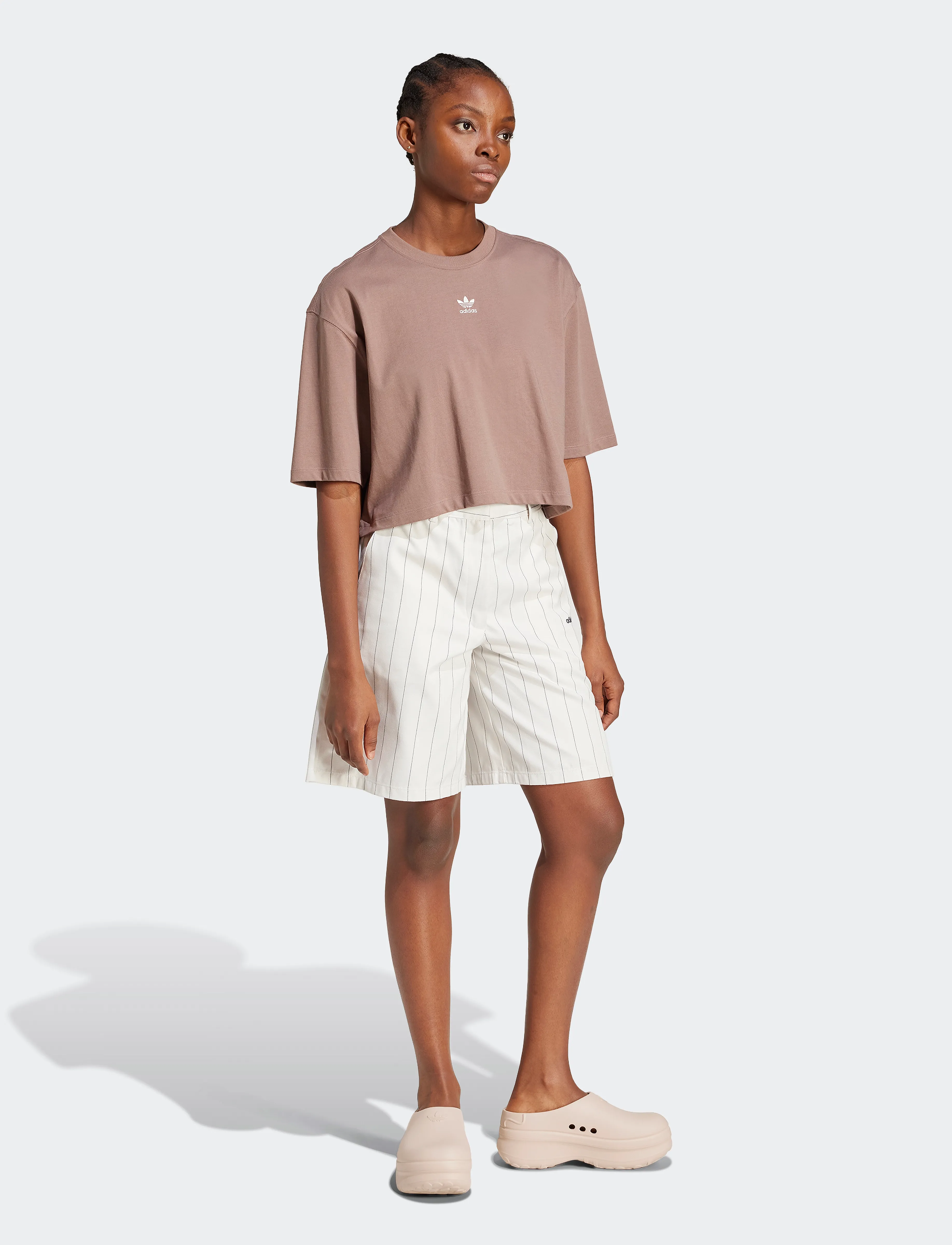 adidas Originals - PINSTRIPE SHORT - owhite/nindig - 5
