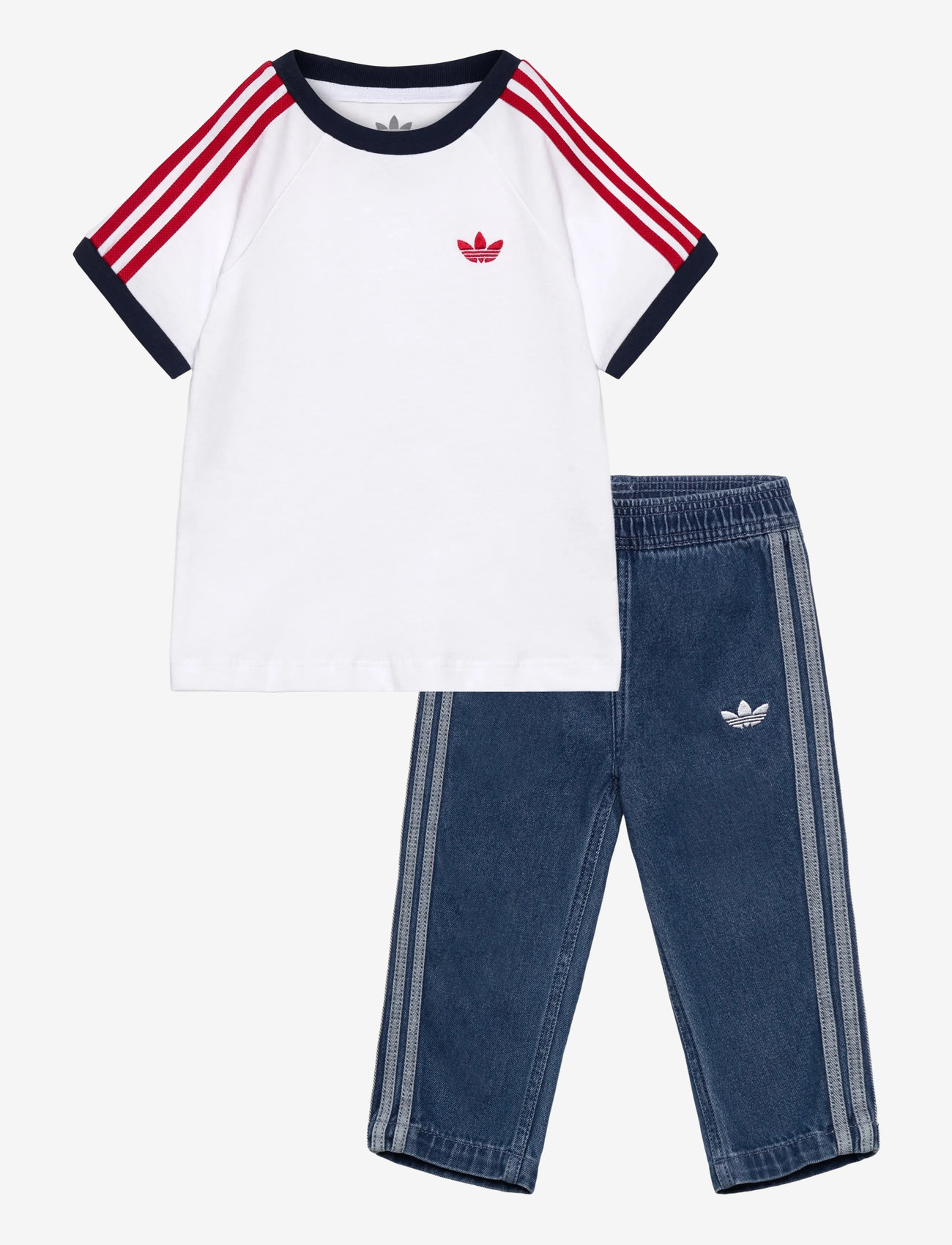 adidas Originals Denim Tee Set (ADIJC7863) Sets with short-sleeved  t-shirt