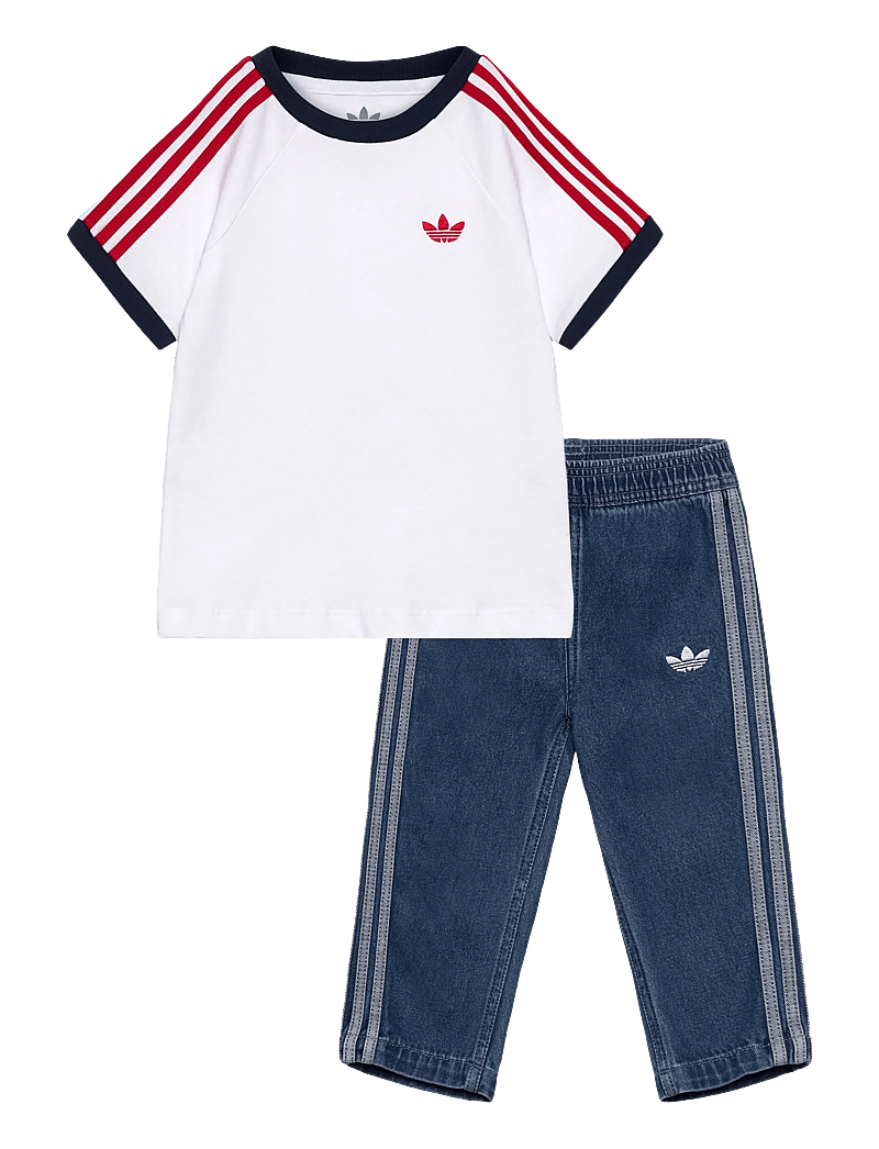 adidas Originals - DENIM TEE SET - divdaļīgi komplekti - meblde/white - 0
