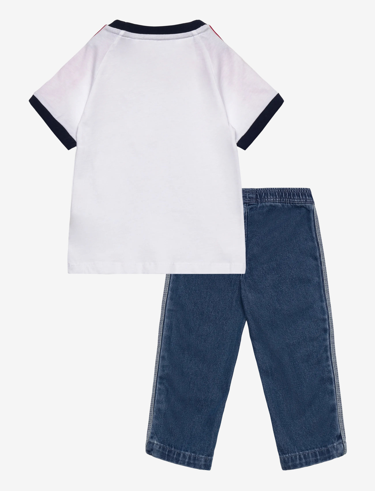 adidas Originals - DENIM TEE SET - meblde/white - 1