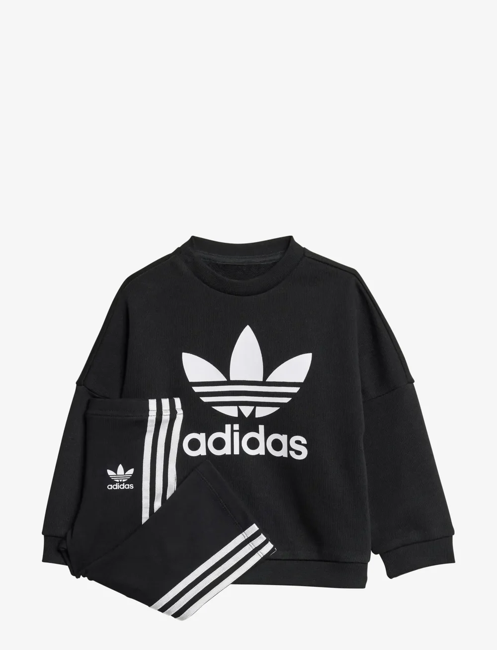 adidas Originals - LOOSE CREW SET - sweatshirts - black - 0