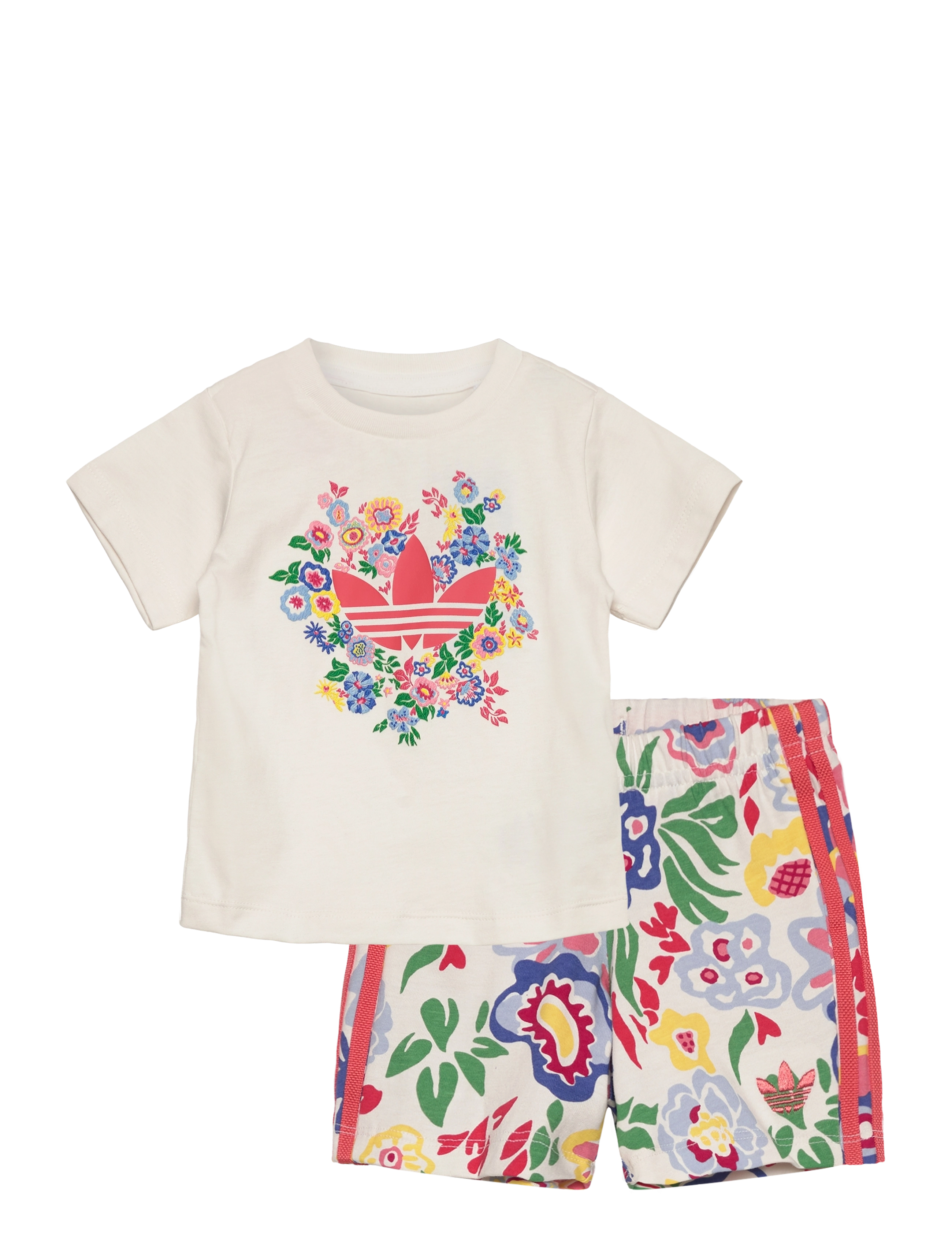 adidas Originals Short Tee Set, 62, Multi/patterned, Sport > Sæt Med Kortærmet T-Shirt, Børn