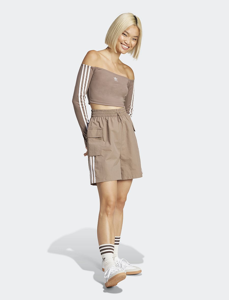 adidas Originals - 3S CARGO SHORTS - freizeit shorts - trabrn - 0