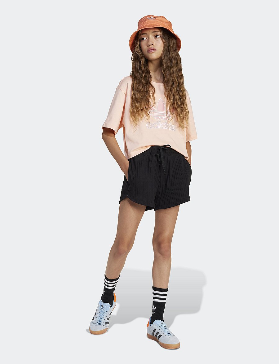 adidas Originals - RIB SHORTS - black - 0