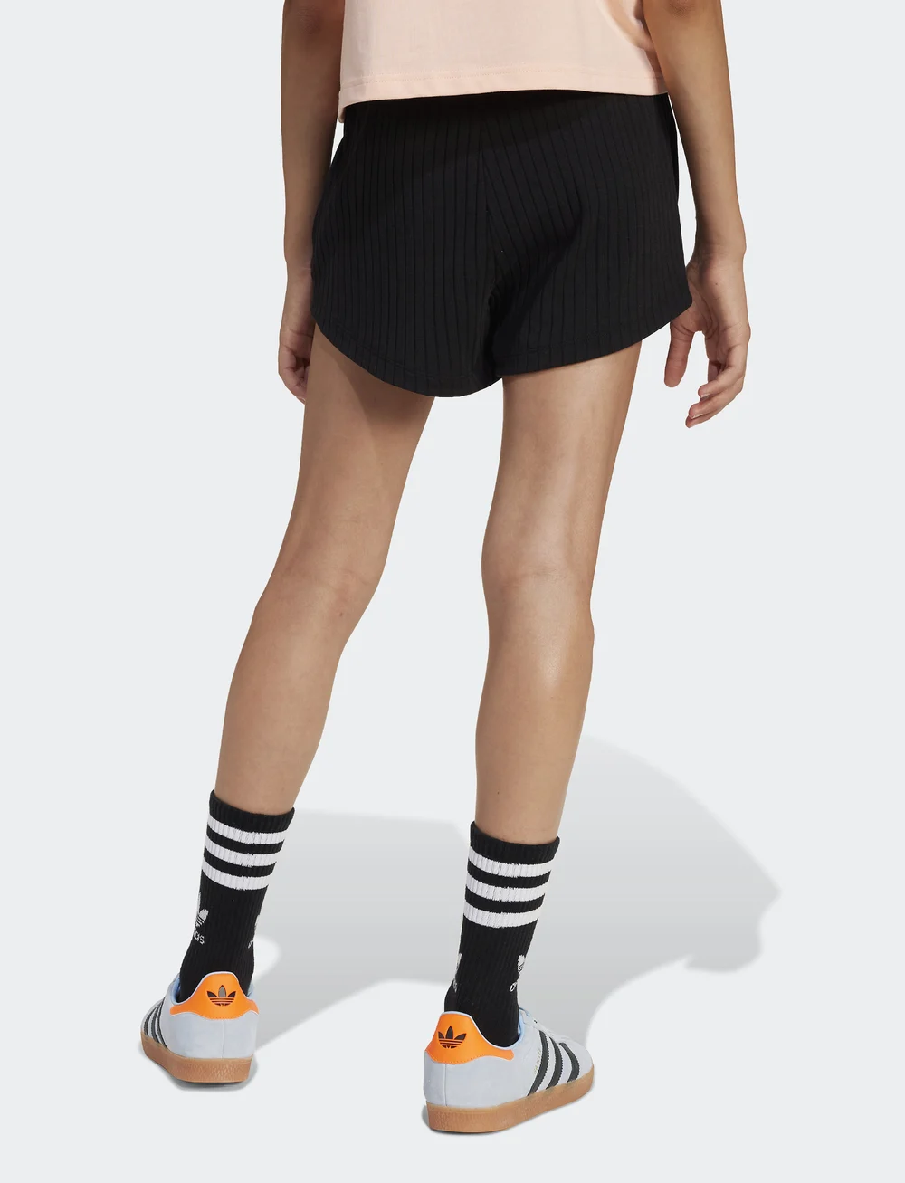 adidas Originals - RIB SHORTS - sweatshorts - black - 3