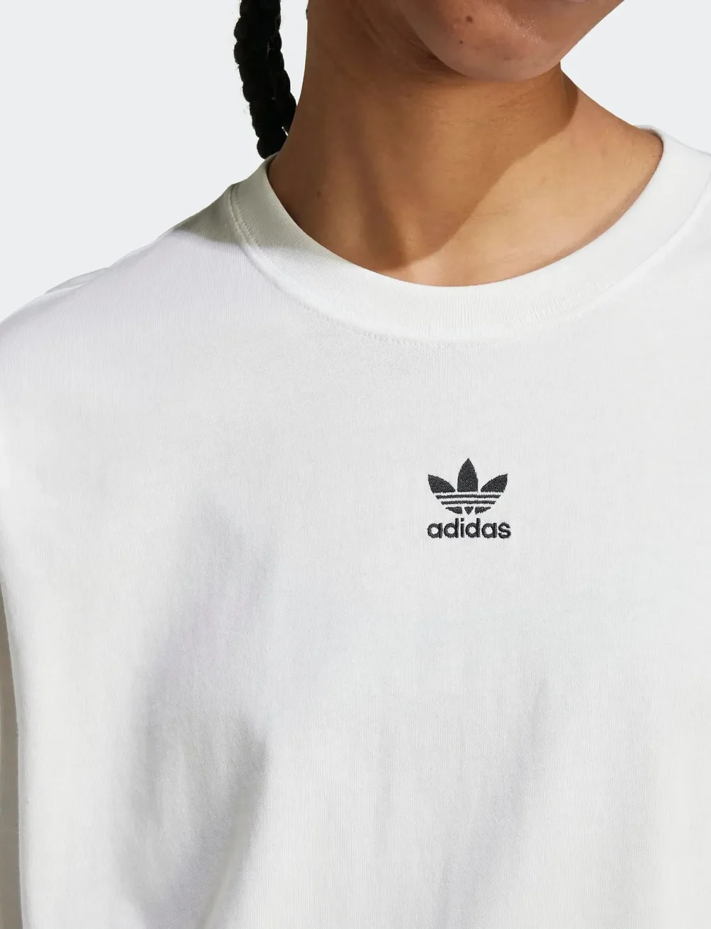 adidas Originals - ESS BOYFR TEE - alussärgid ja t-särgid - white - 3