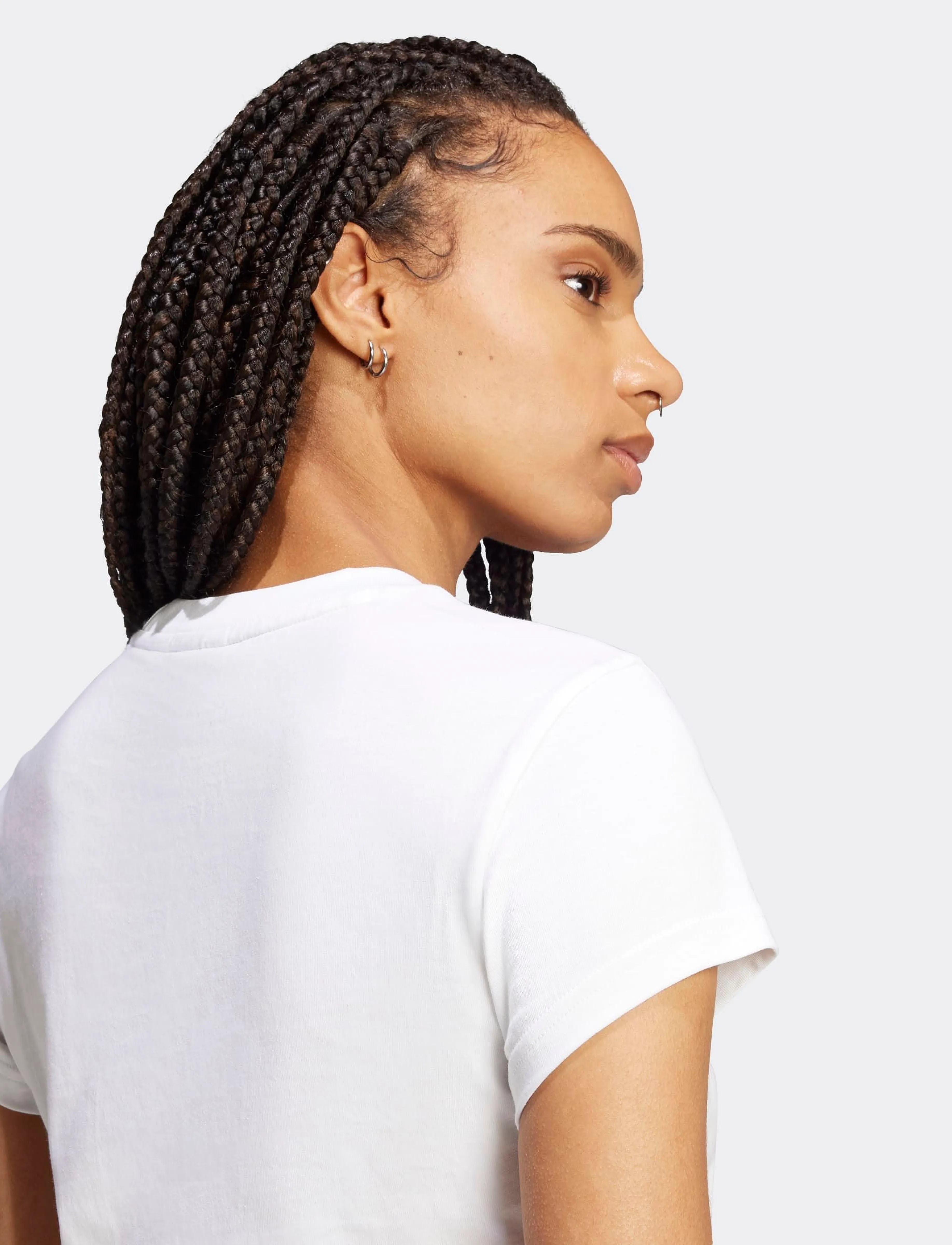 adidas Originals - ESS SLIM TEE - t-shirts - white - 2