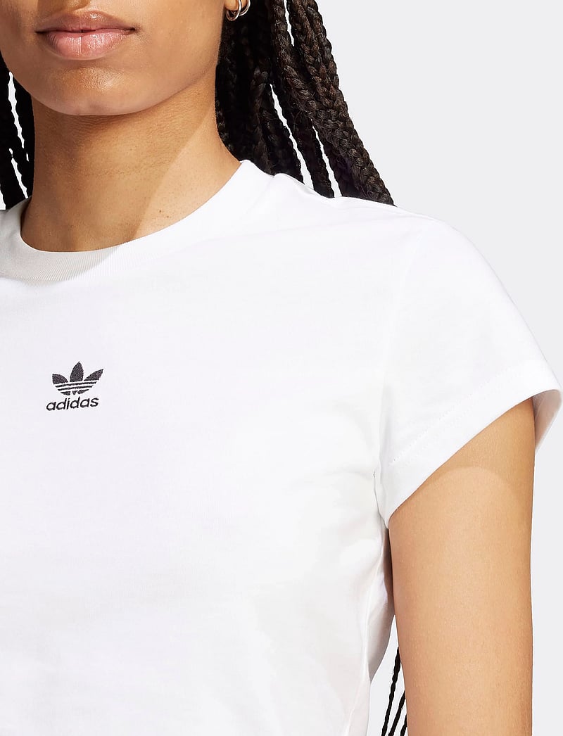 adidas Originals - ESS SLIM TEE - t-shirts - white - 3