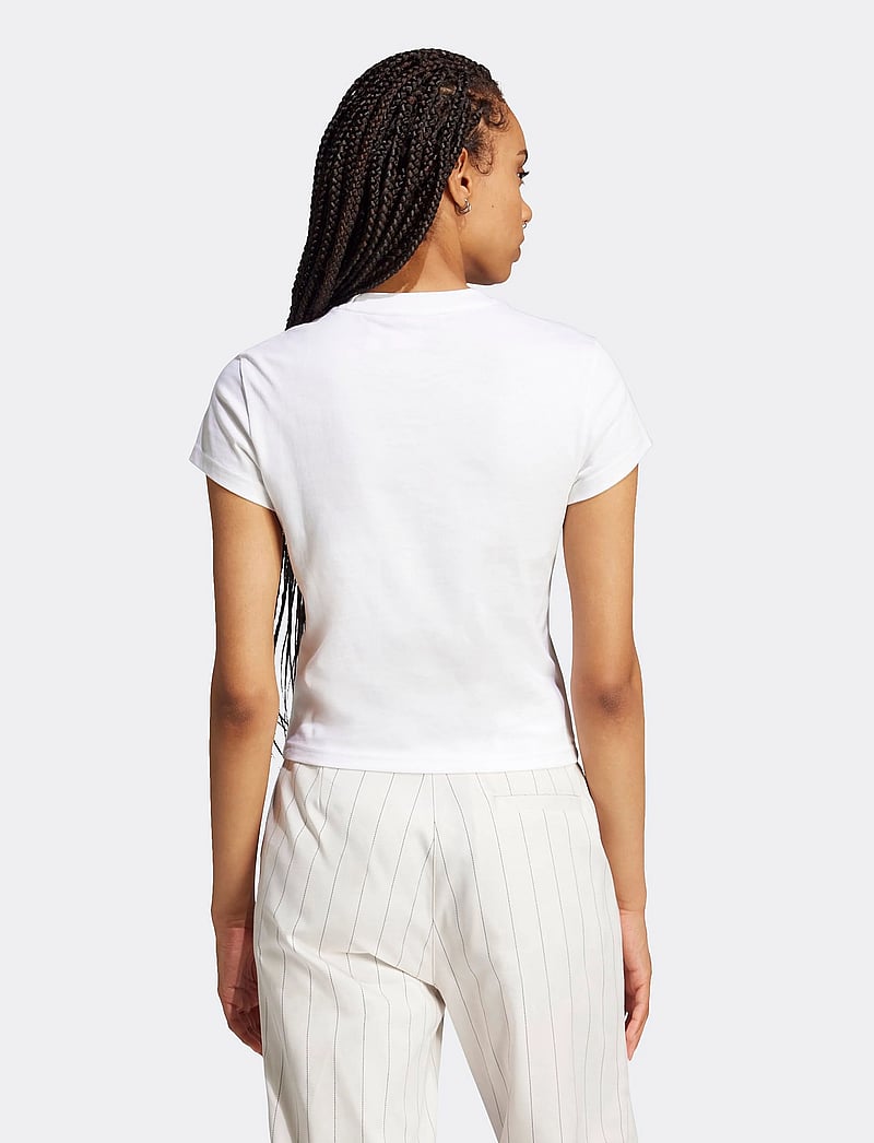 adidas Originals - ESS SLIM TEE - t-shirts - white - 4