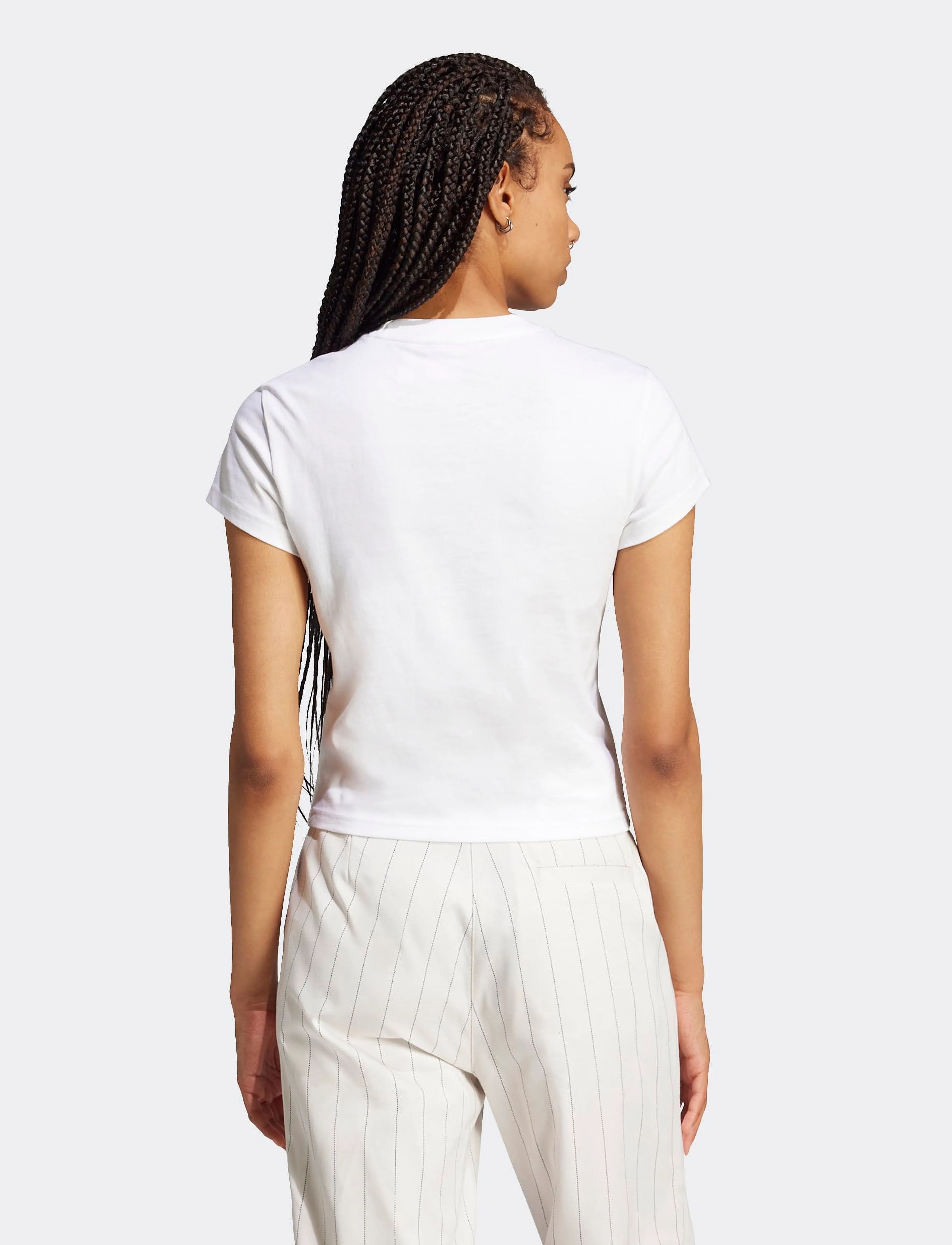 adidas Originals - ESS SLIM TEE - t-shirts - white - 4