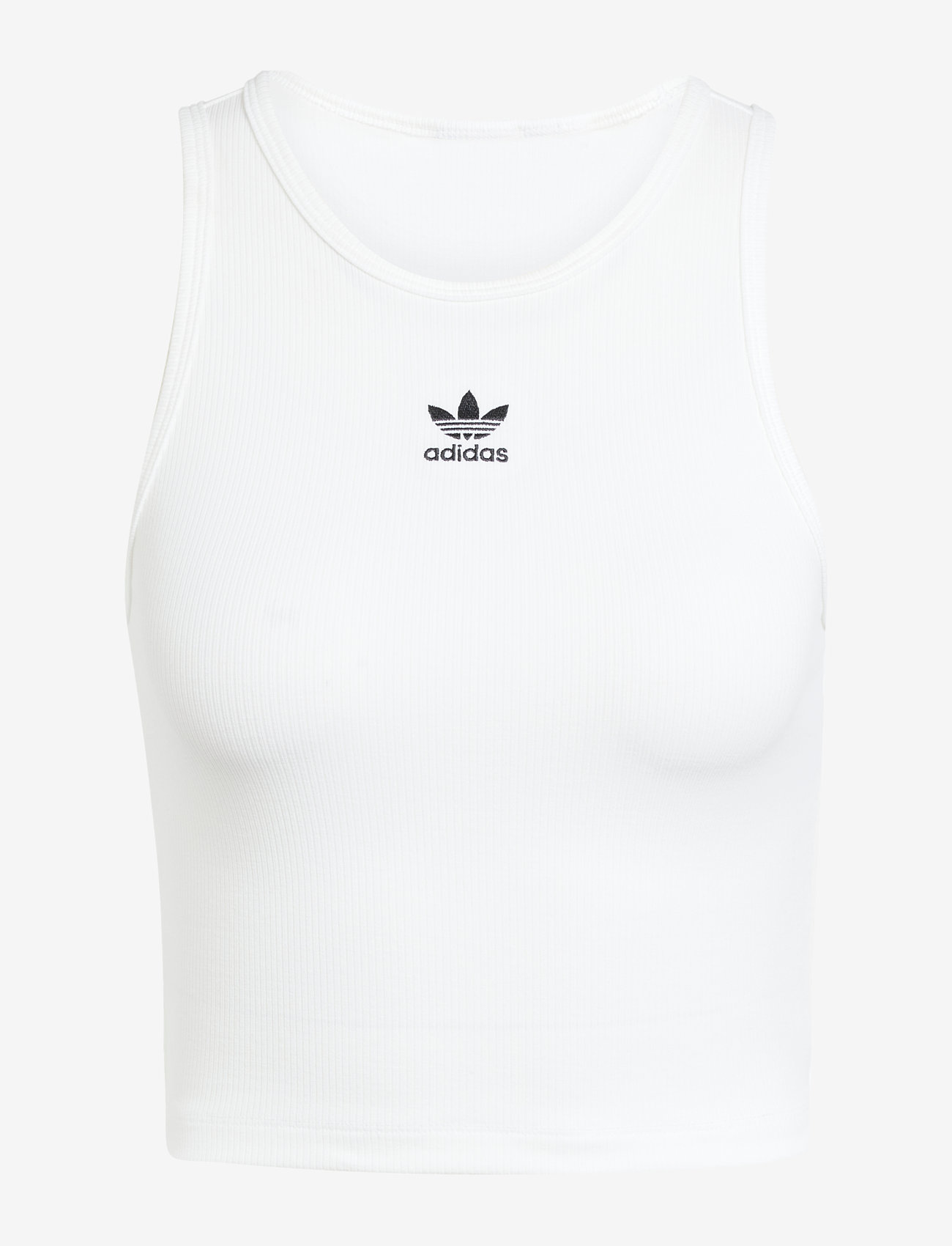 adidas Originals - ESS RIB TANK - toppar & t-shirts - white - 1